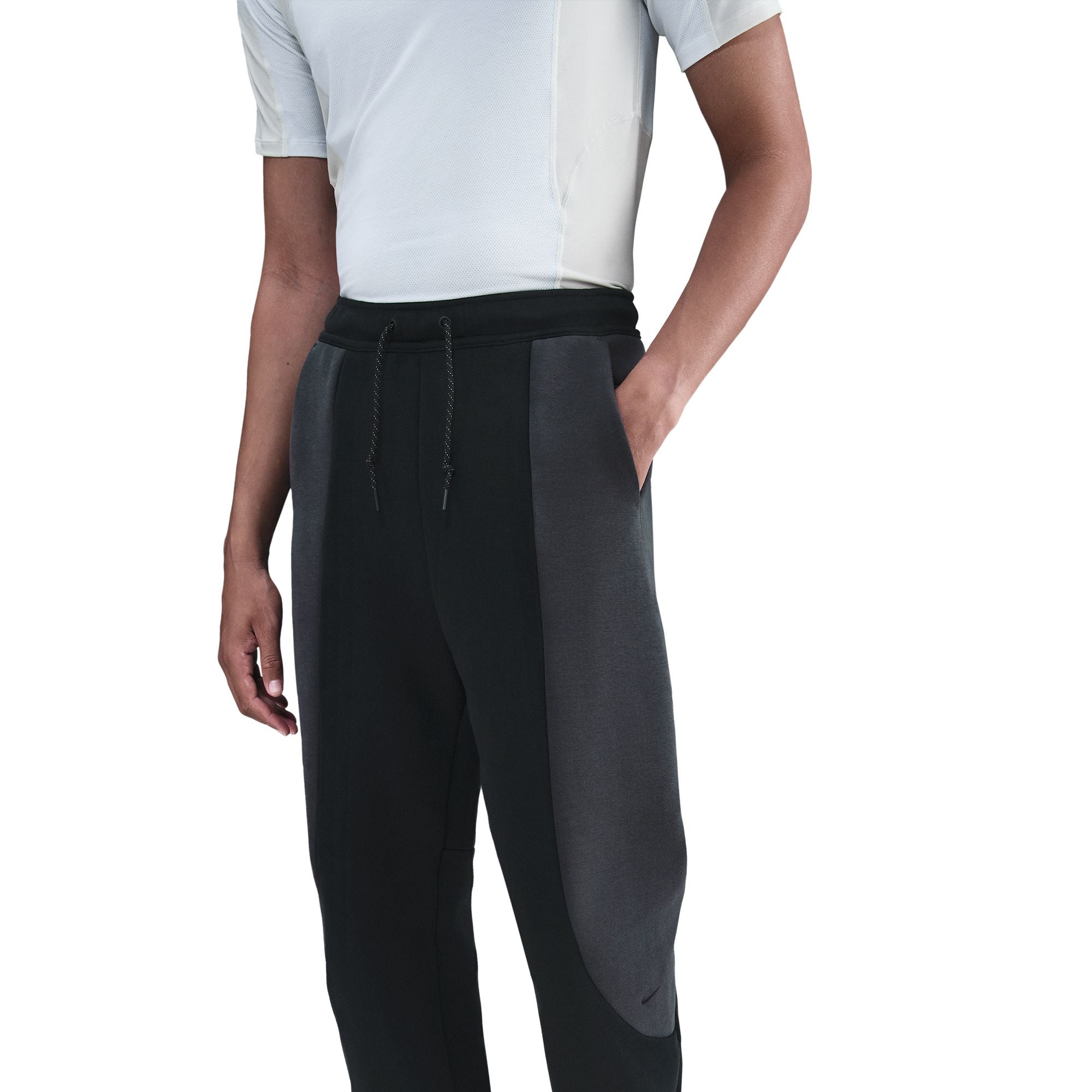 Nike Tech Color-Block Open-Hem Fleece Pants - Men's