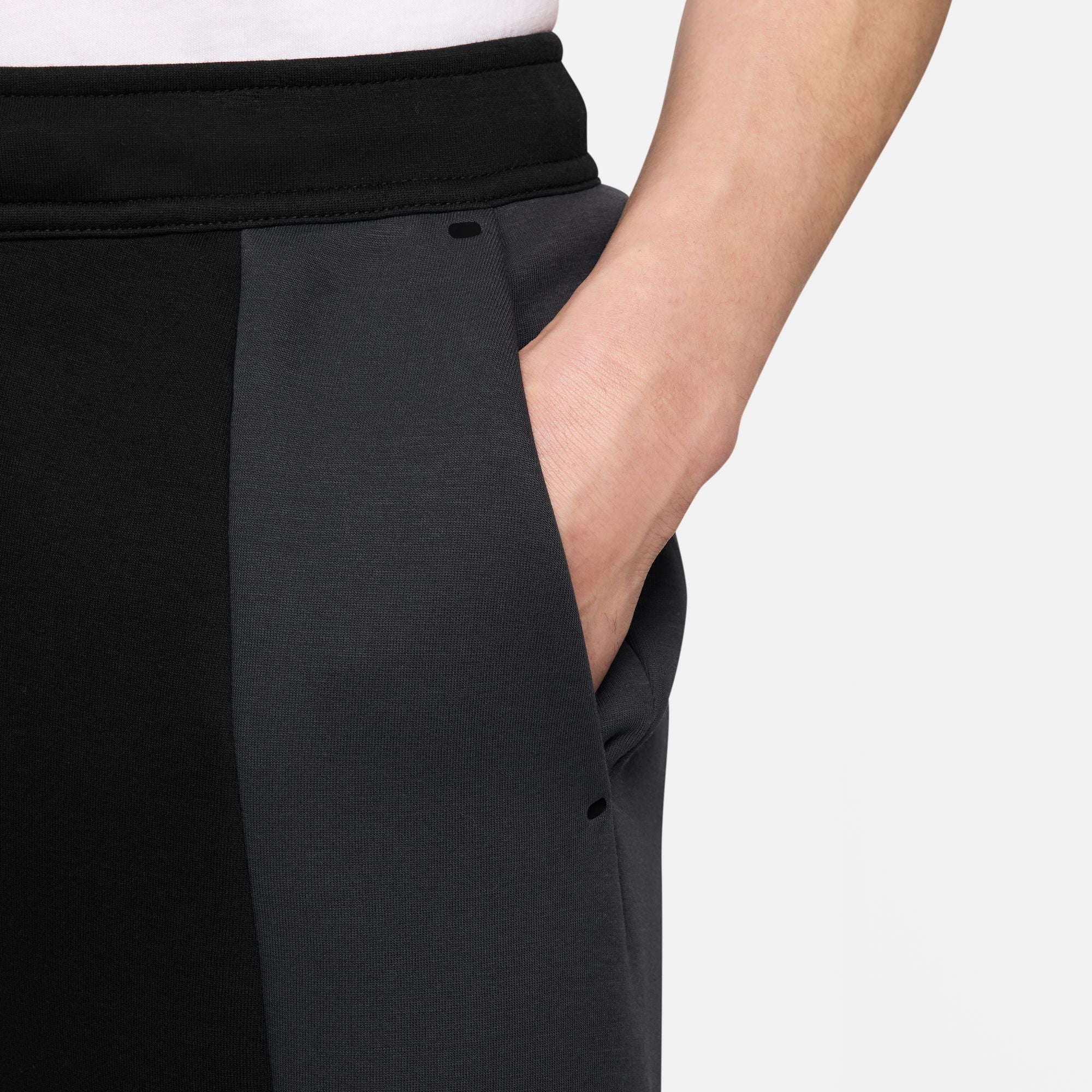Nike Tech Color-Block Open-Hem Fleece Pants - Men's