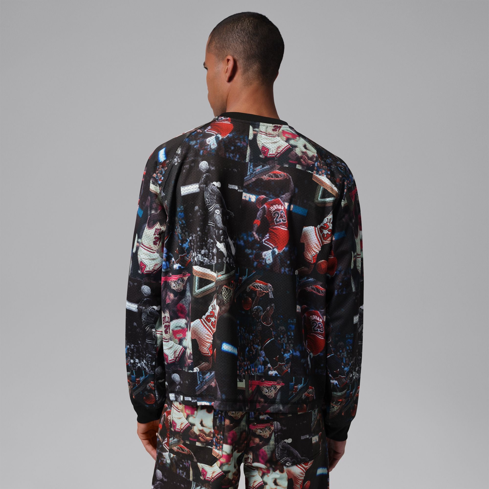 Air Jordan Flight Printed Long-Sleeve Jersey - Men's