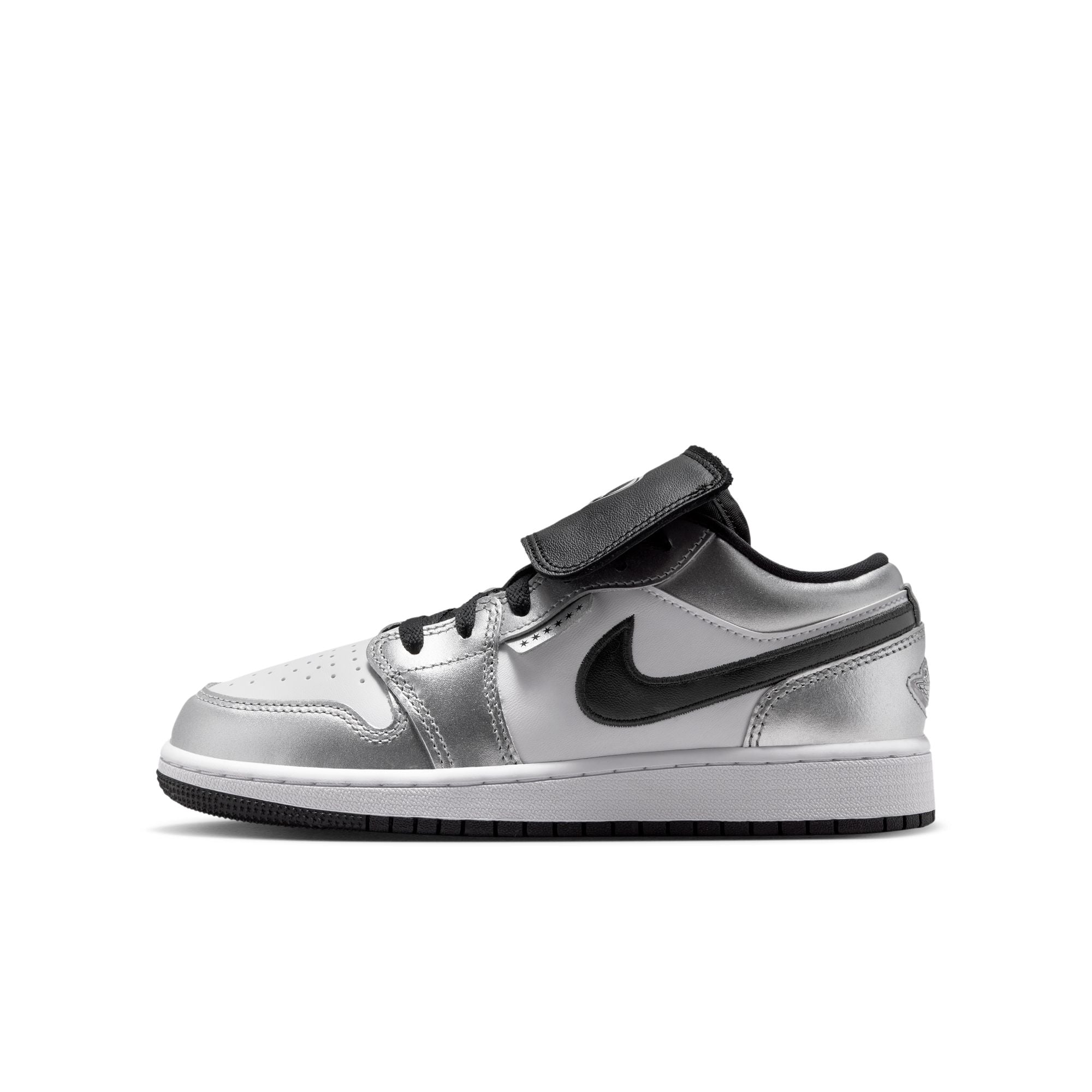 Air Jordan 1 Low SE "Metallic Silver Tiempo" - Non Adult