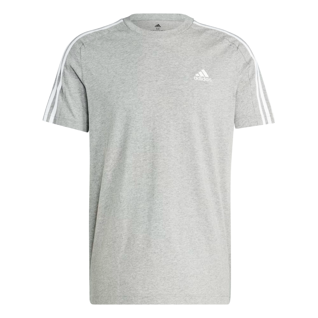 adidas Essentials Single Jersey 3-Stripes Tee - Men's
