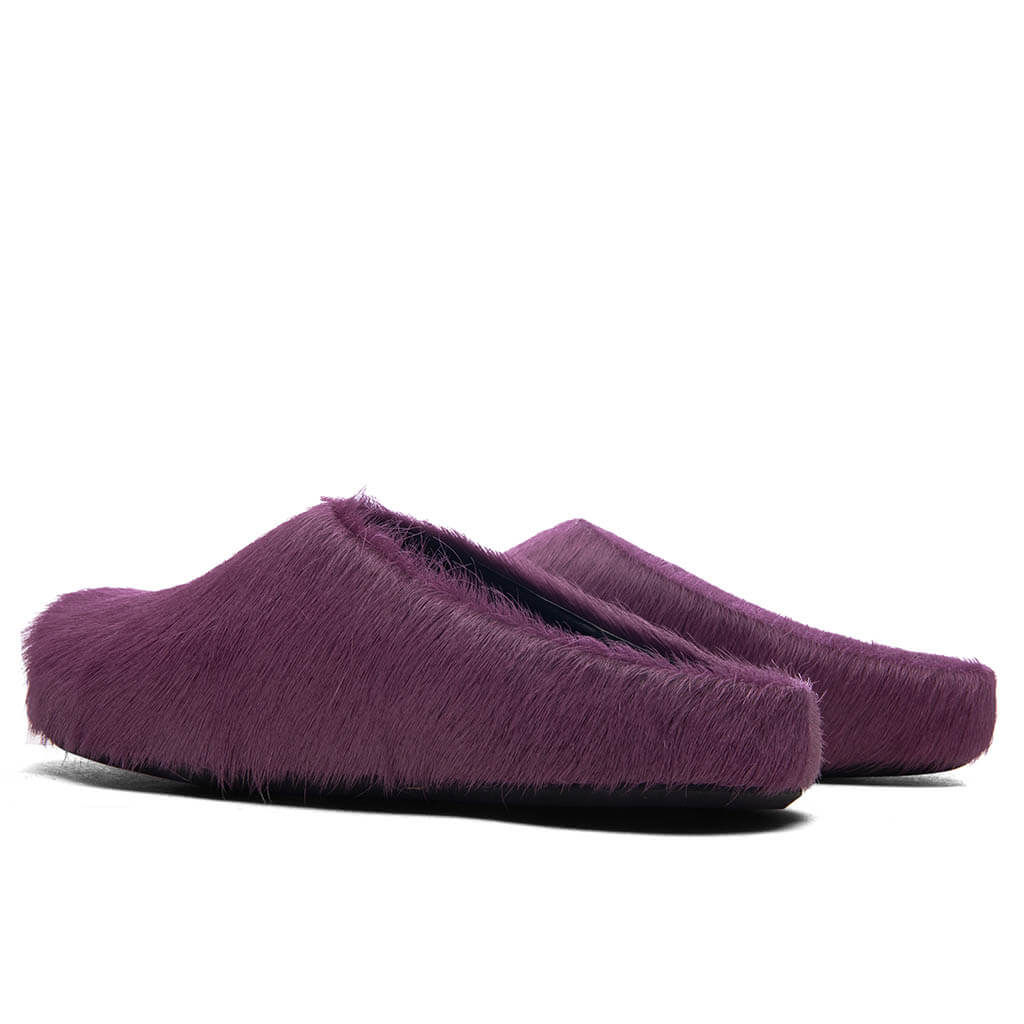 Marni 'Fussbett Sabot' Purple Slides