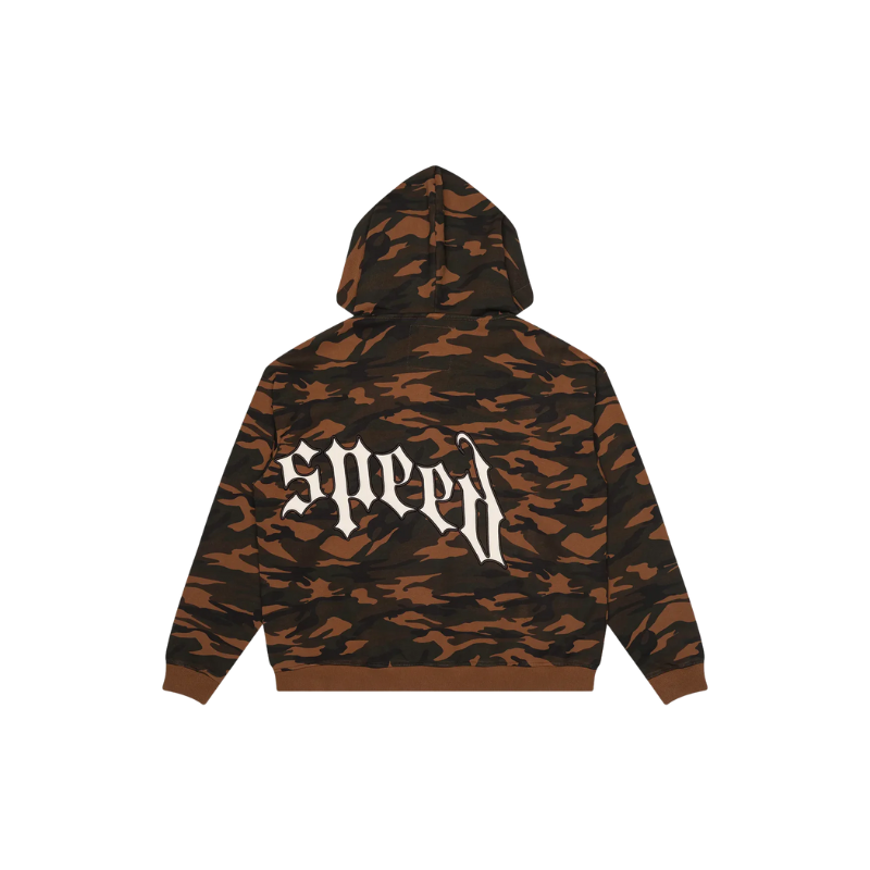 Godspeed OG Logo Brown Camo Hoodie