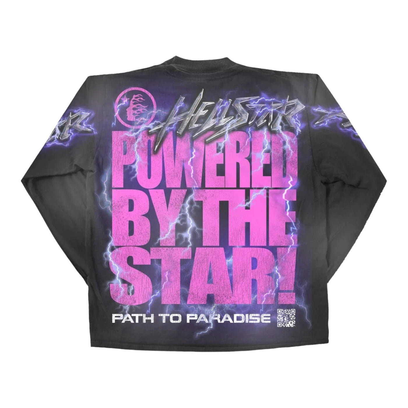 Hellstar 'Brain Helmet' Black LS Tee - view 2