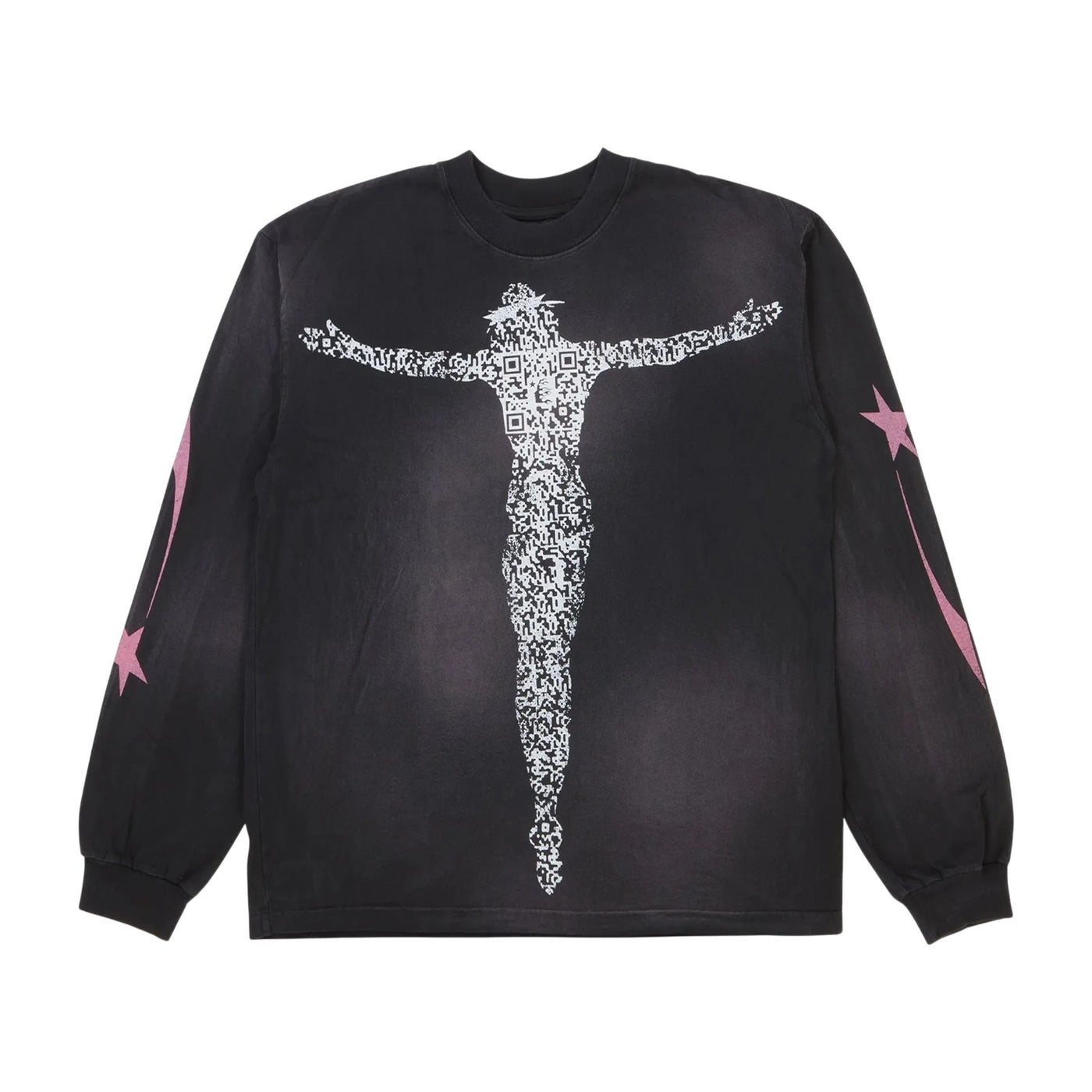 Hellstar 'QR Christ' Black LS Tee