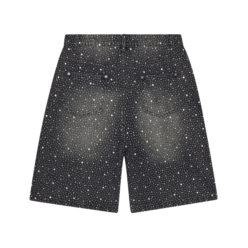 Vale Forever 'Rainstorm V2' Black Jean Shorts - Men's