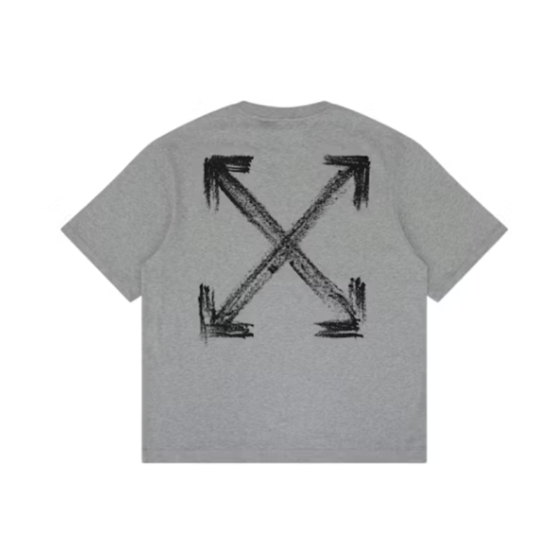 Off White Grey Black Arrows Tee - Men's