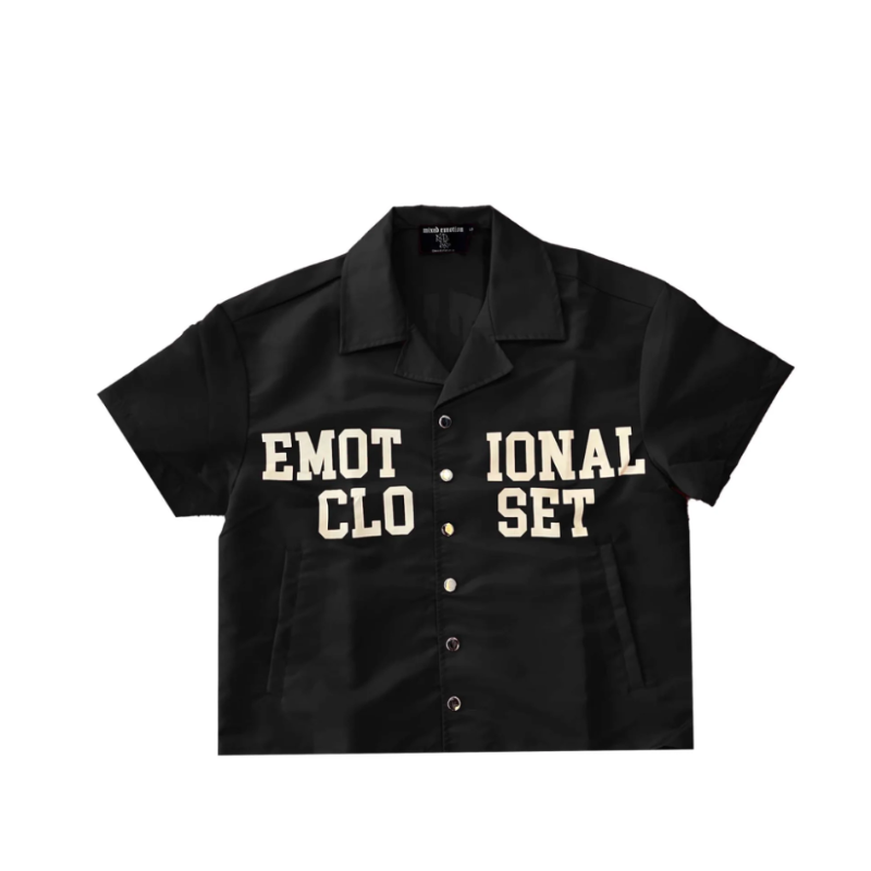 Mixed Emotion Black “Backyard” Nylon Shirt - Men's