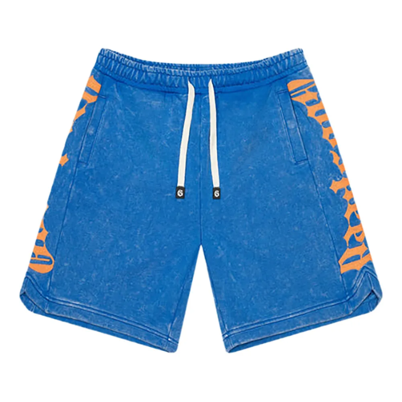 Godspeed 'Courtside New York Knicks' Blue & Orange Shorts