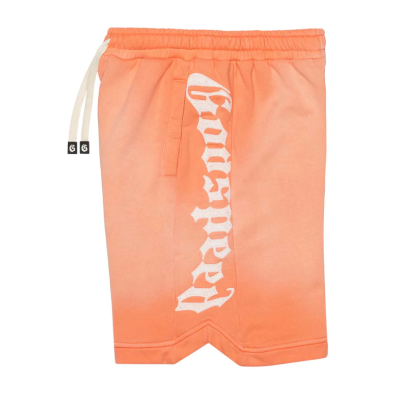 Godspeed 'Courtside' Orange Cream Shorts