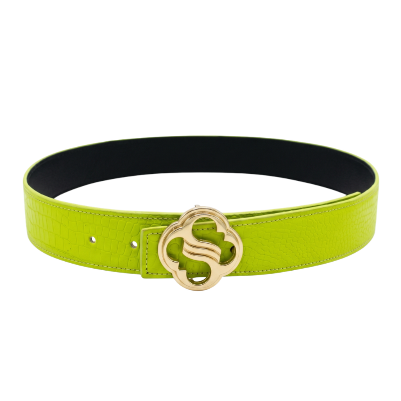 Sidana Vegan Banana Croc Leather Belt