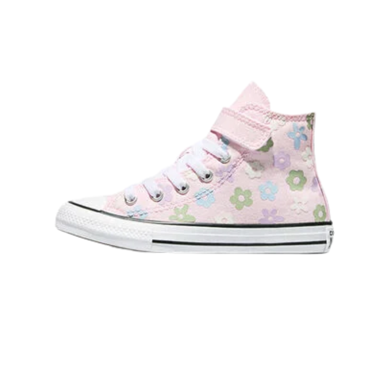 Converse Chuck Taylor All Star Easy-On Bubble Flowers Little Kids Hi - Youth Sneakers