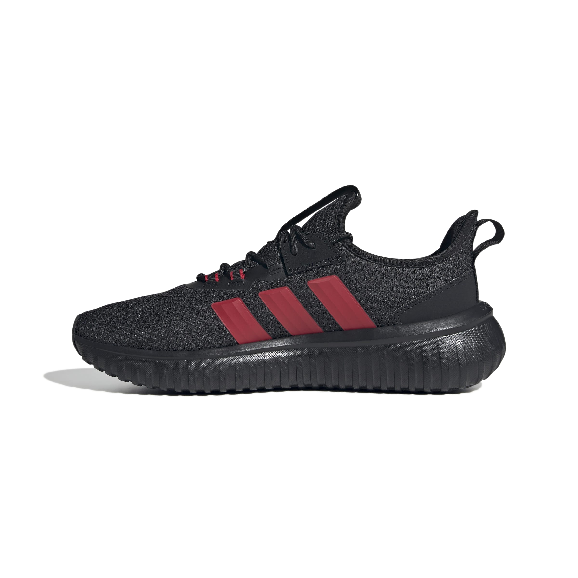 adidas Men's Kaptir 4.0 Shoes, Size 9.5, Black/Better Scarlet