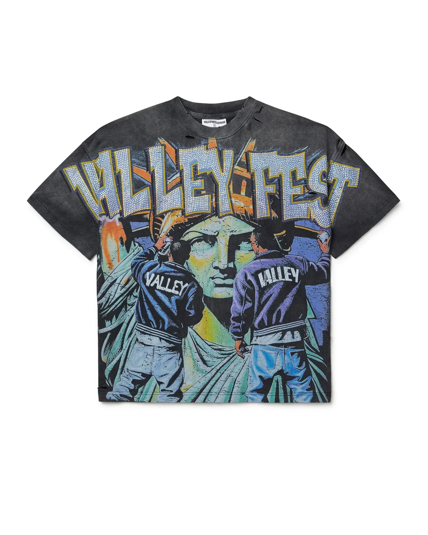 Vale Forever 'Graffiti Bling' Black Tee
