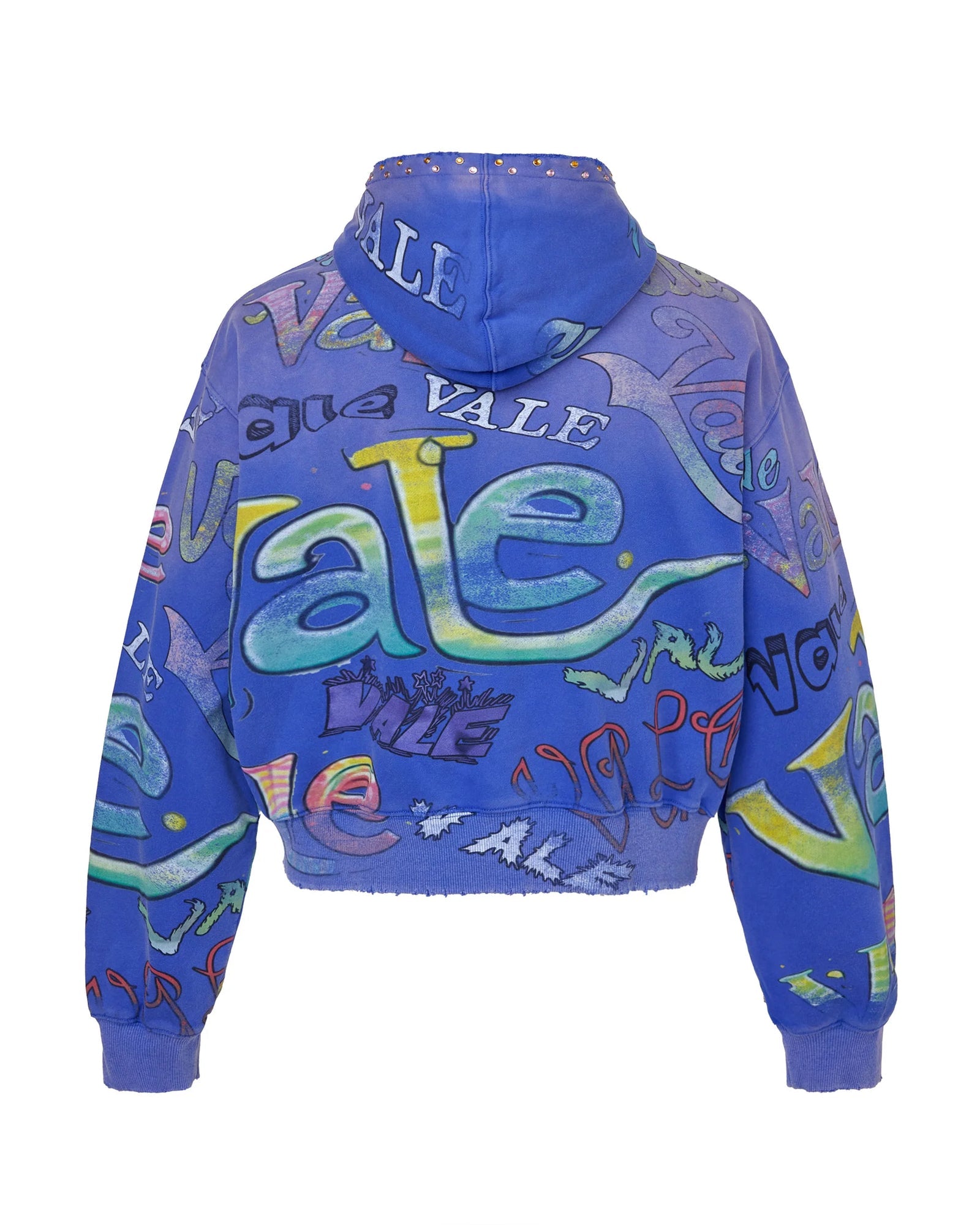 vale forever ジャケット Vale Forever 'Iceberg' Blue Zip Up Hoodie