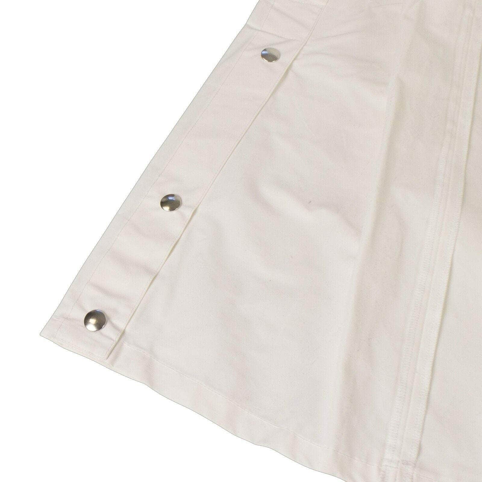 A-COLD-WALL* 250-500, a-cold-wall, couponcollection, gender-womens, main-clothing, size-m, size-s, womens-skirts S Cotton Snap Midi Skirt - White 87AB-ACW-1026/S 87AB-ACW-1026/S