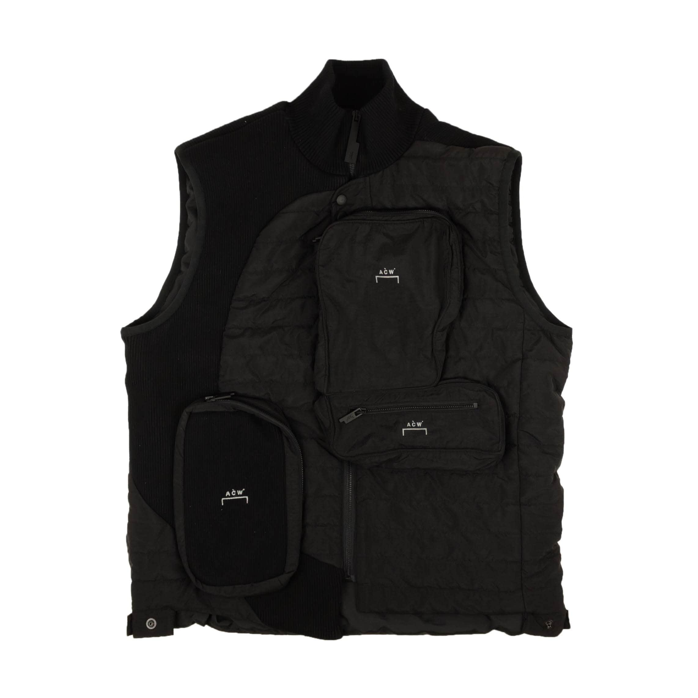 A-COLD-WALL* 750-1000, a-cold-wall, channelenable-all, chicmi, couponcollection, gender-mens, main-clothing, mens-outerwear-vests, mens-shoes, size-l L Black Puffer Outerwear Vest 95-ACW-0002/L 95-ACW-0002/L