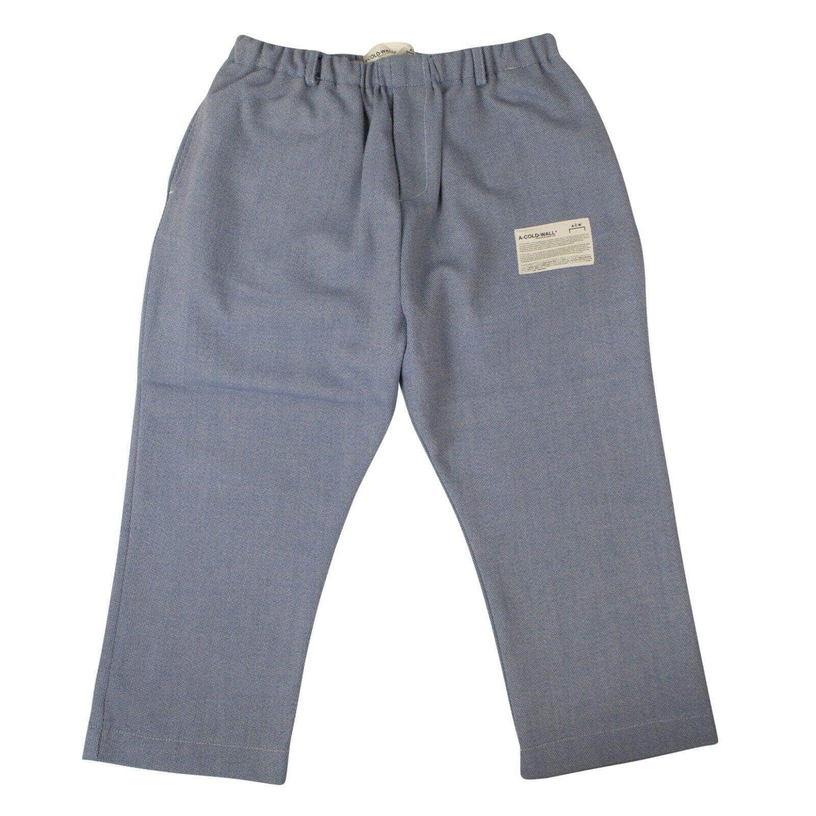 A-COLD-WALL* 87AB-ACW-1173/L NEW A-COLD-WALL* Blue Fabric Trousers Size L $880 87AB-ACW-1173/L