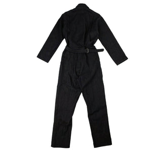 A_PLAN_APPLICATION 250-500, a_plan_application, channelenable-all, couponcollection, gender-womens, main-clothing, size-s, womens-jumpsuits-rompers S Dark Blue Denim Jumpsuit 82NGG-AP-32/S 82NGG-AP-32/S