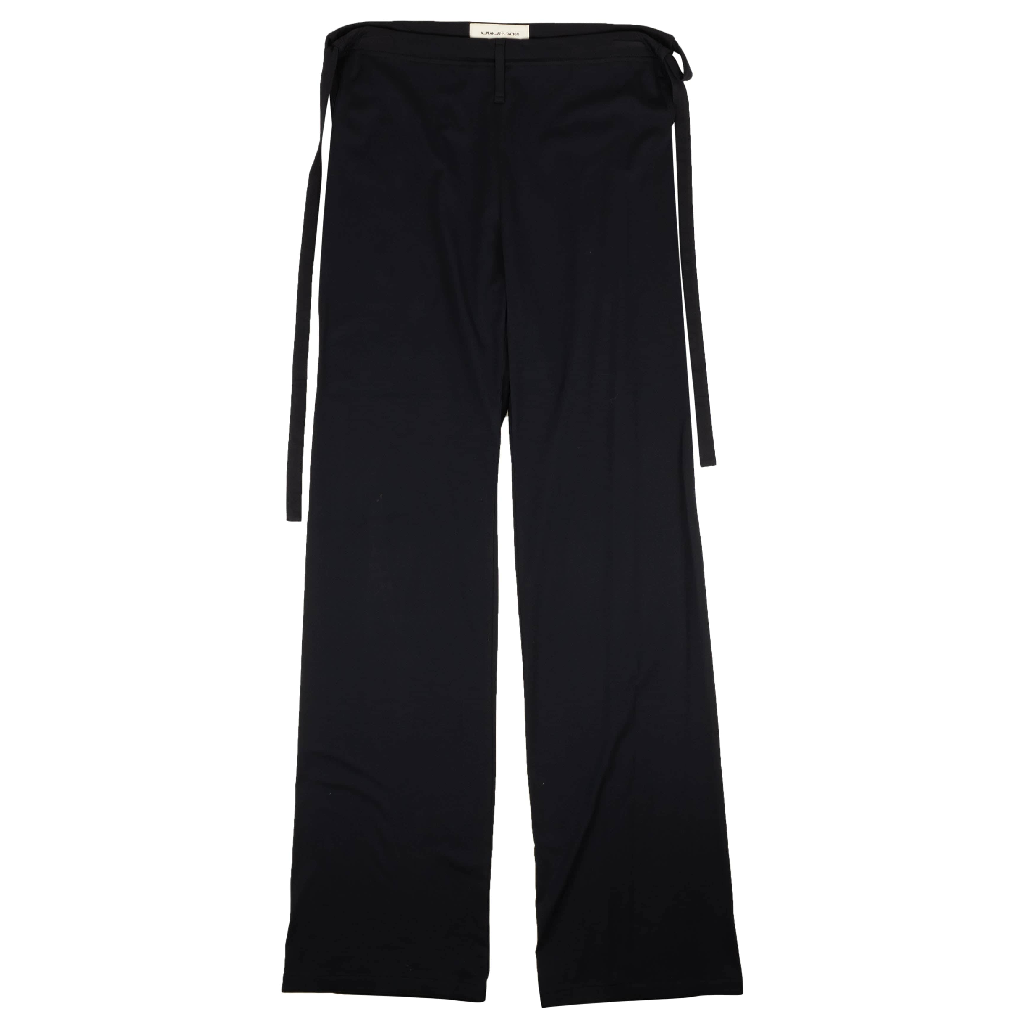 A_Plan_Application 74NGG-AP-1014/S NWT A_PLAN_APPLICATION Navy Blue Tie Pants Size S $455 74NGG-AP-1014/S