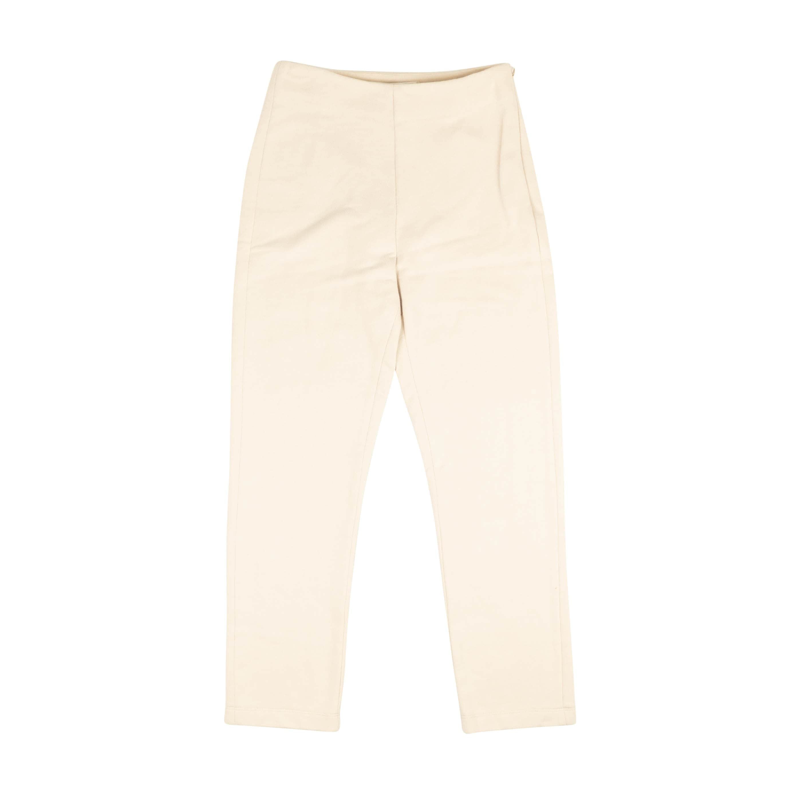 A_Plan_Application 74NGG-AP-1018/S NWT A_PLAN_APPLICATION Beige Side Zipper Cotton Sweatpants Size S $440 74NGG-AP-1018/S