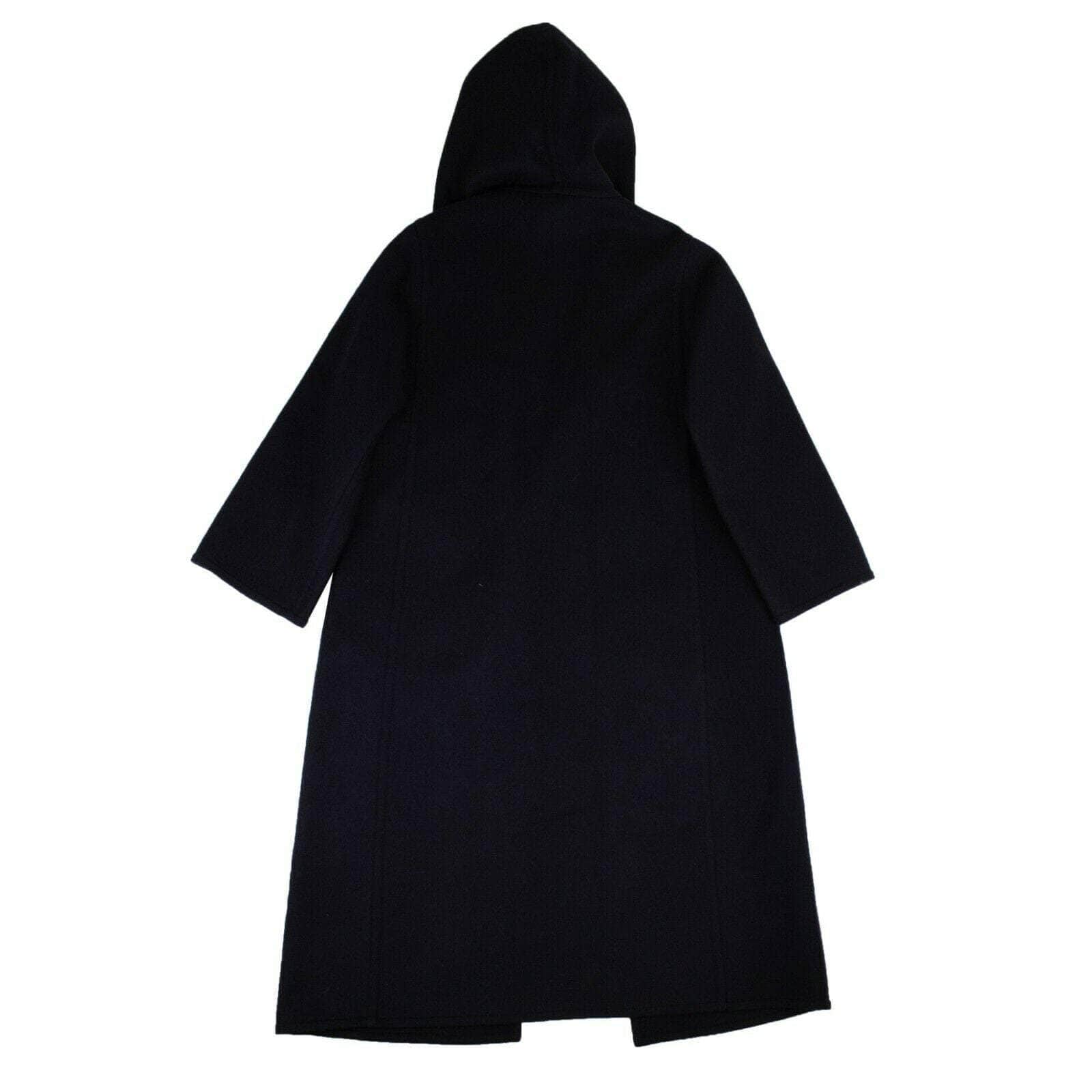 A_PLAN_APPLICATION 750-1000, a_plan_application, channelenable-all, couponcollection, gender-womens, main-clothing, size-s, womens-coats S Navy Blue Hooded Oversized Coat 82NGG-AP-36/S 82NGG-AP-36/S