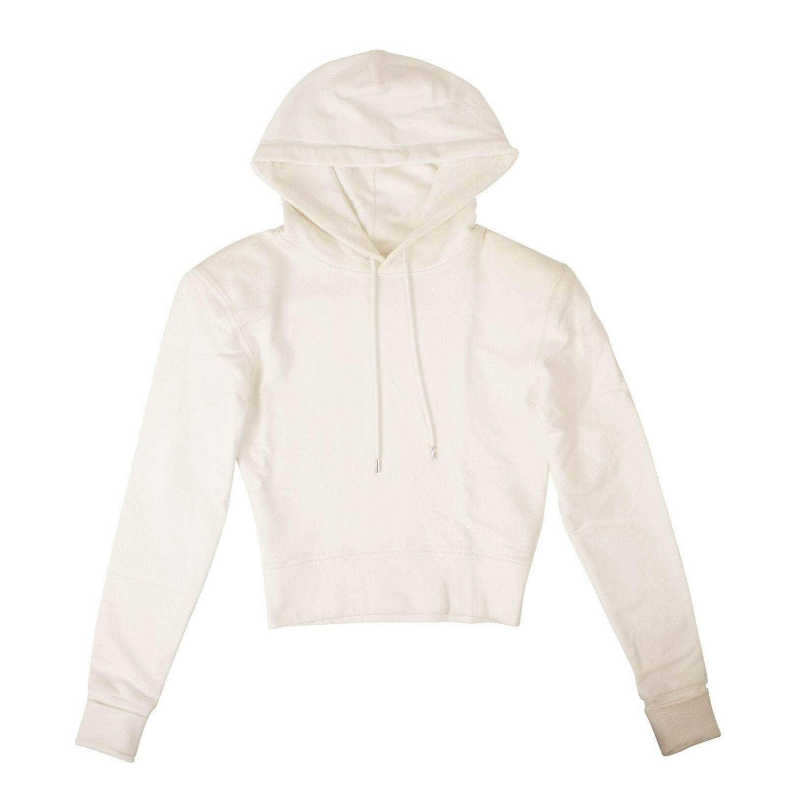 A_Plan_Application 82NGG-AP-1009/S NWT A_Plan_Application White Judo Cropped Hoodie Sweatshirt Size S $525 82NGG-AP-1009/S