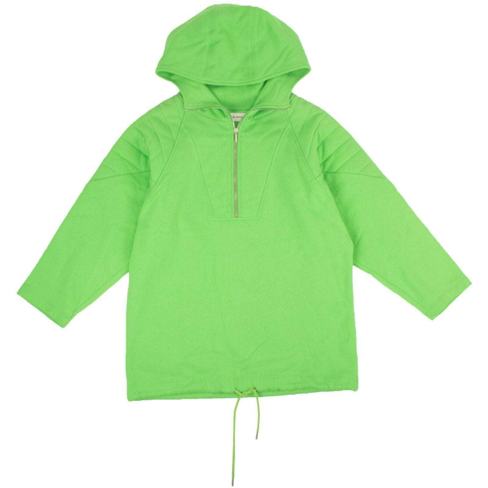 A_Plan_Application 82NGG-AP-1011/S NWT A_PLAN_APPLICATION Green Balaclava Half Zip Hoodie Sweatshirt Size S $630 82NGG-AP-1011/S