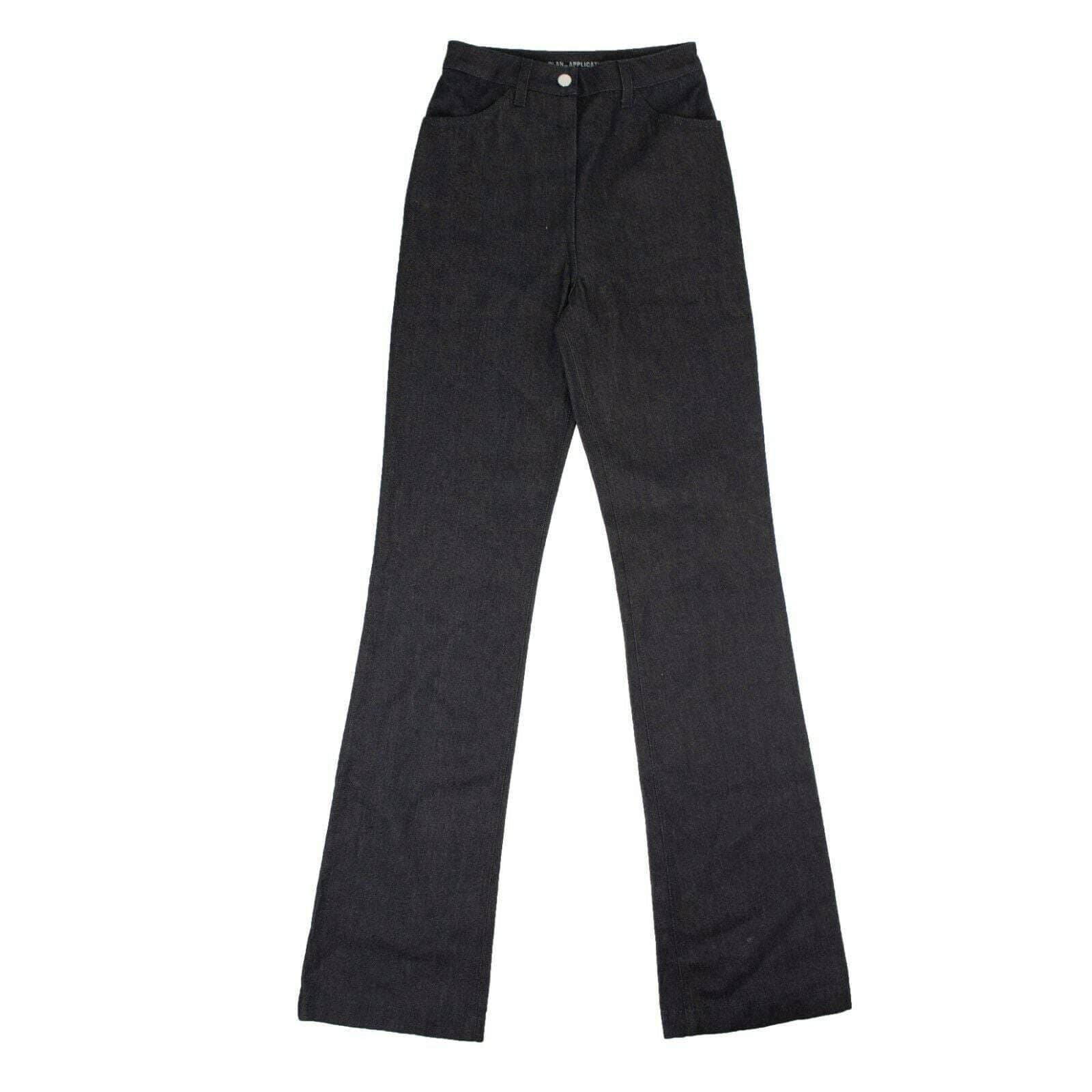 A_Plan_Application 82NGG-AP-46/26 NWT A_Plan_Application Black Denim High Waisted Jeans Pants Size 26 $385 82NGG-AP-46/26