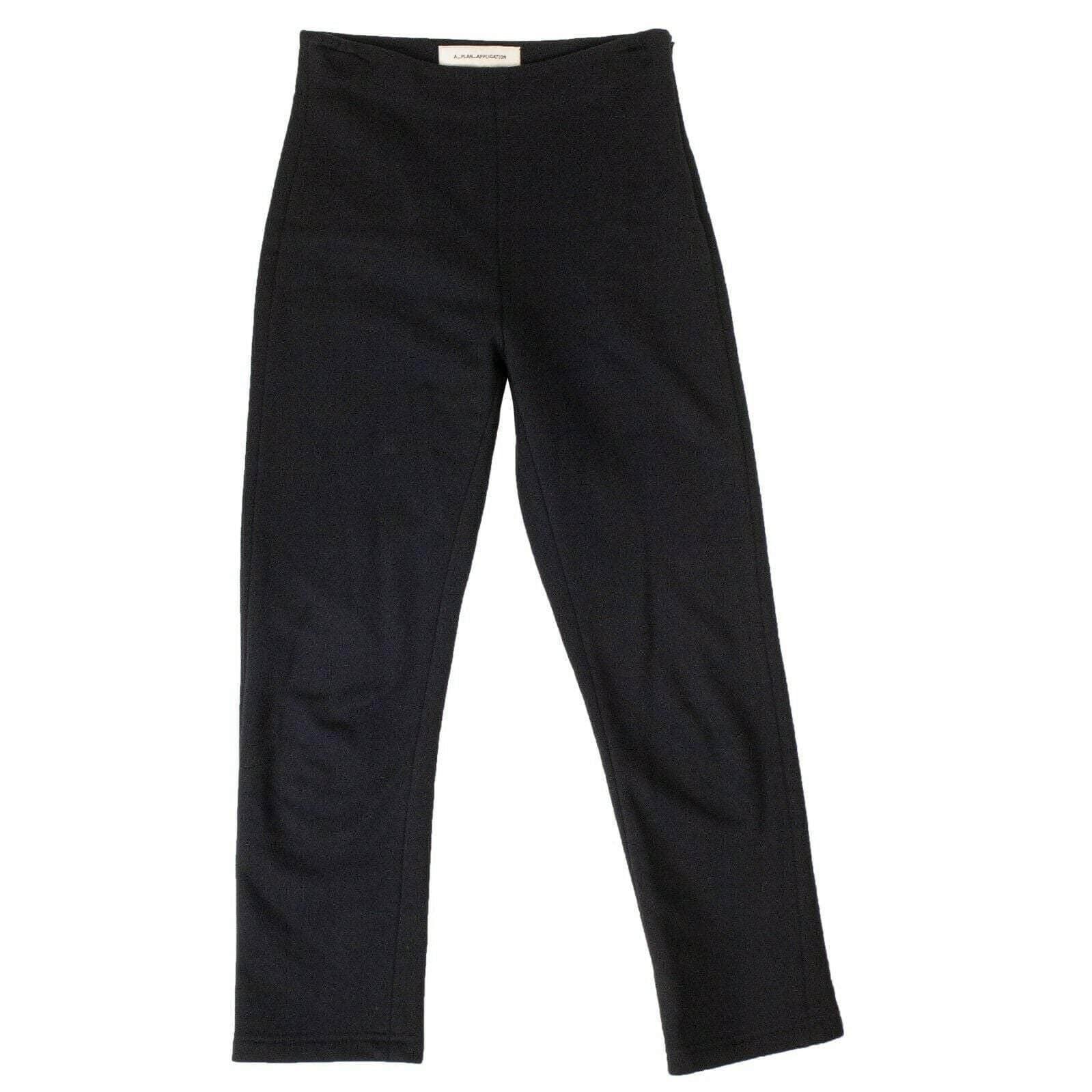 A_PLAN_APPLICATION a_plan_application, channelenable-all, couponcollection, gender-womens, main-clothing, size-s, under-250, womens-skinny-pants S Navy Blue Cropped Cigarette Pants 82NGG-AP-1017/S 82NGG-AP-1017/S
