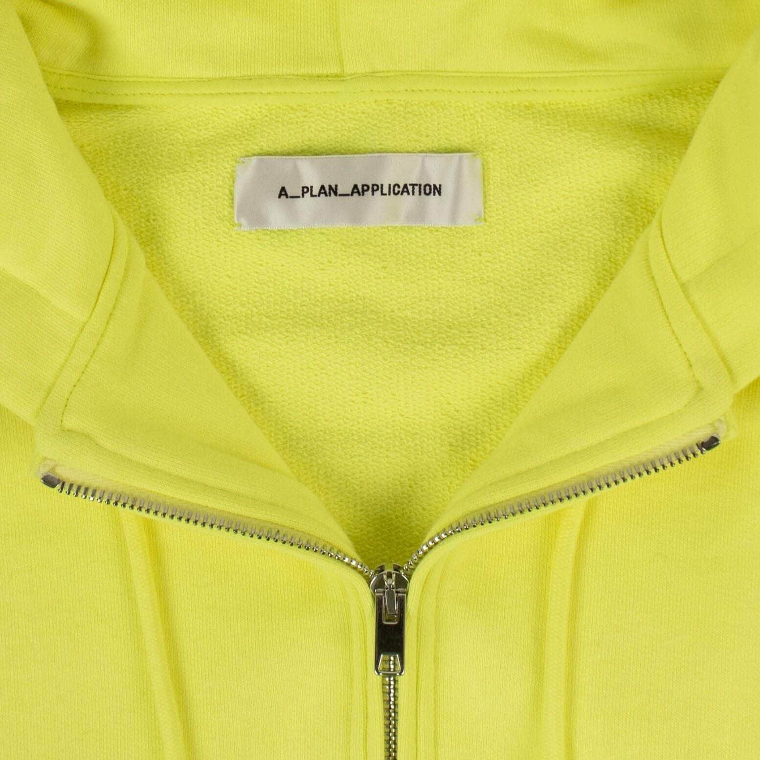 A_Plan_Application a_plan_application, couponcollection, gender-mens, main-clothing, mens-shoes, size-os, uncategorized, under-250 OS Neon Yellow Full Zip Sweatshirt JF6-AP-1004 JF6-AP-1004