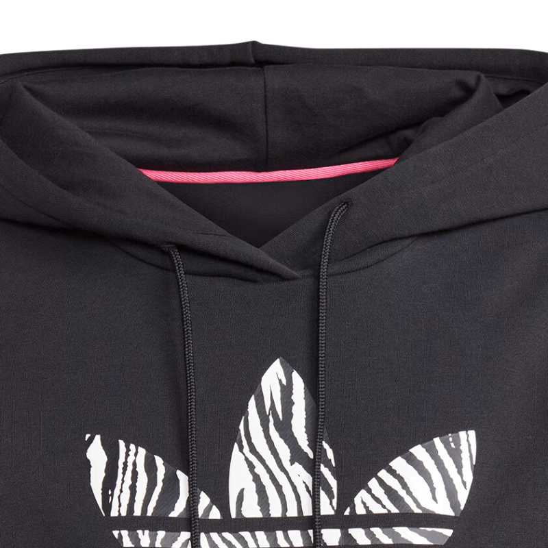 adidas ZEBRA ANIMAL PRINT INFILL HOODIE Women s