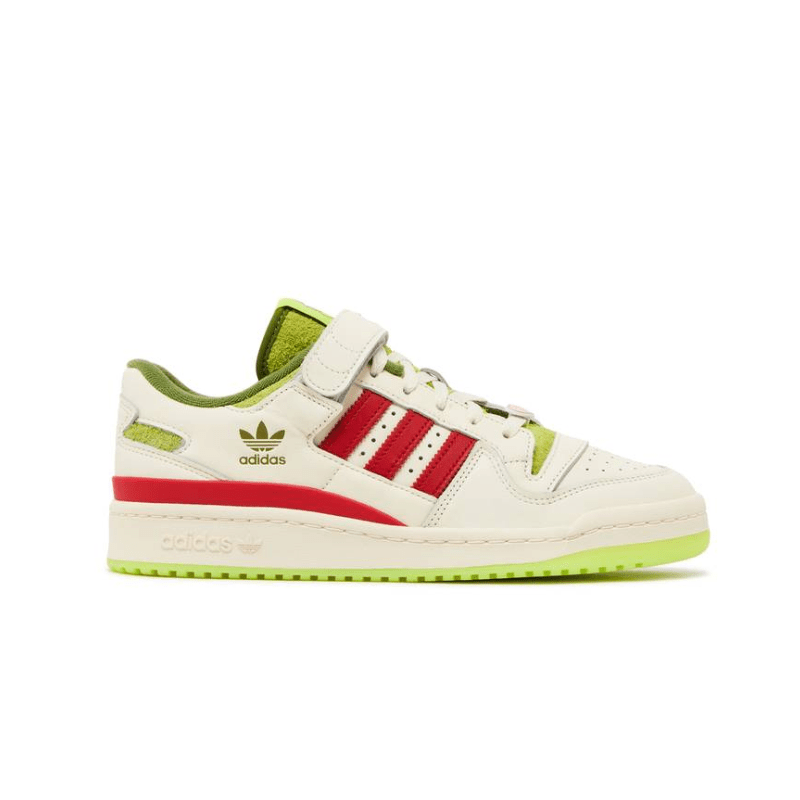 Adidas FOOTWEAR adidas Grinch X Forum Low 'Cream White' - Boy's Grade School