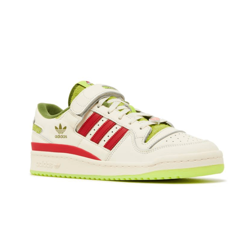 Adidas FOOTWEAR adidas Grinch X Forum Low 'Cream White' - Boy's Grade School