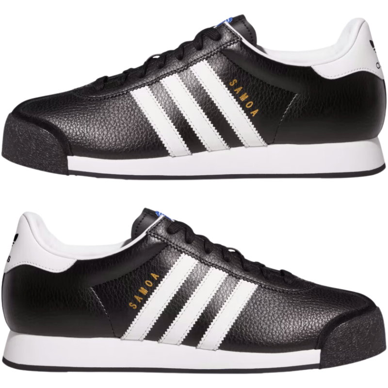 Adidas samoa 2025 black leather