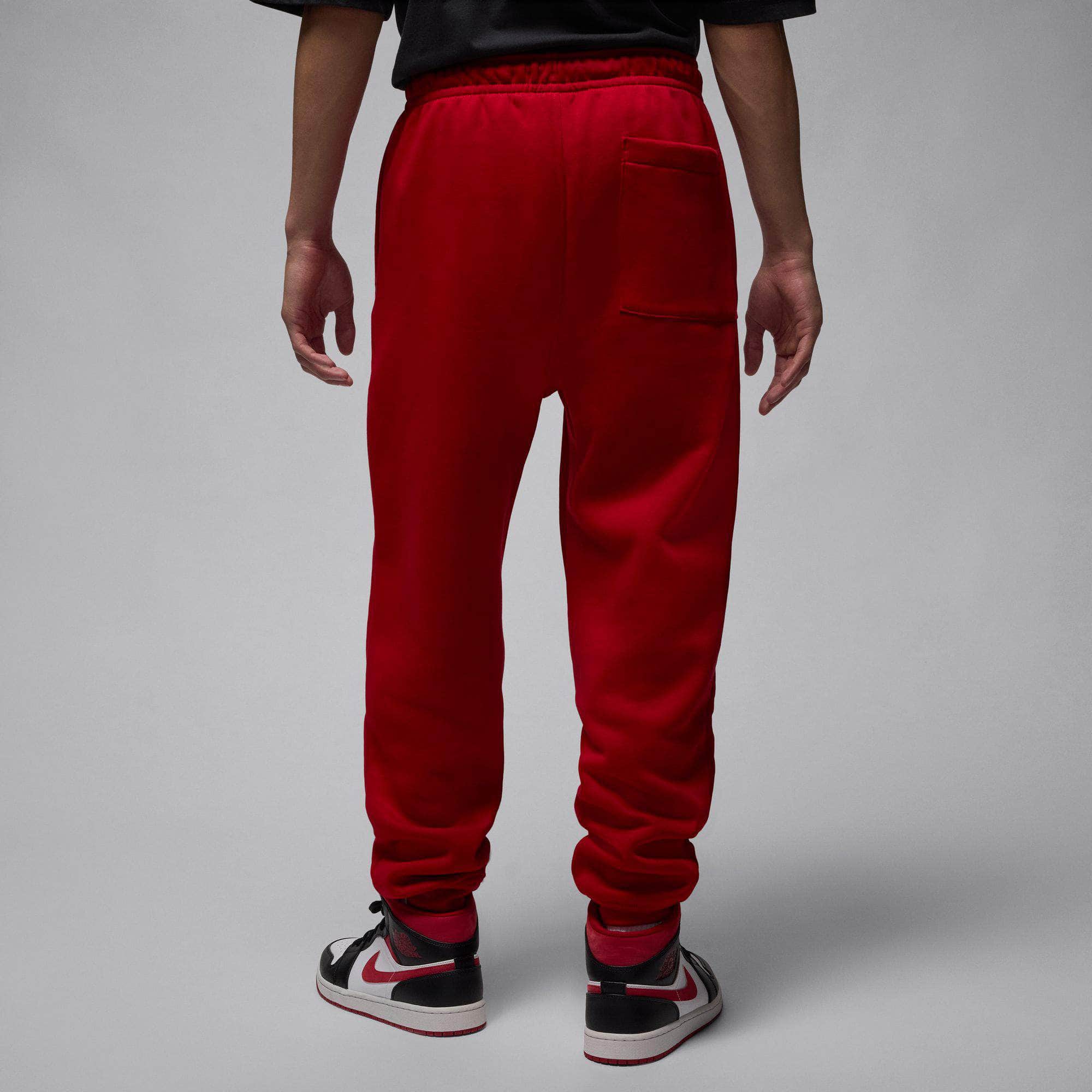 Brooklyn Fleece Pants Red Jordan Joggers Mens Buy Junior Jordan