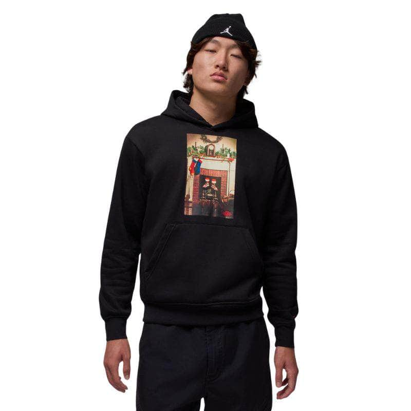 Air Jordan APPAREL Air Jordan Jumpman "Chimney"Fleece Pullover Hoodie - Men's