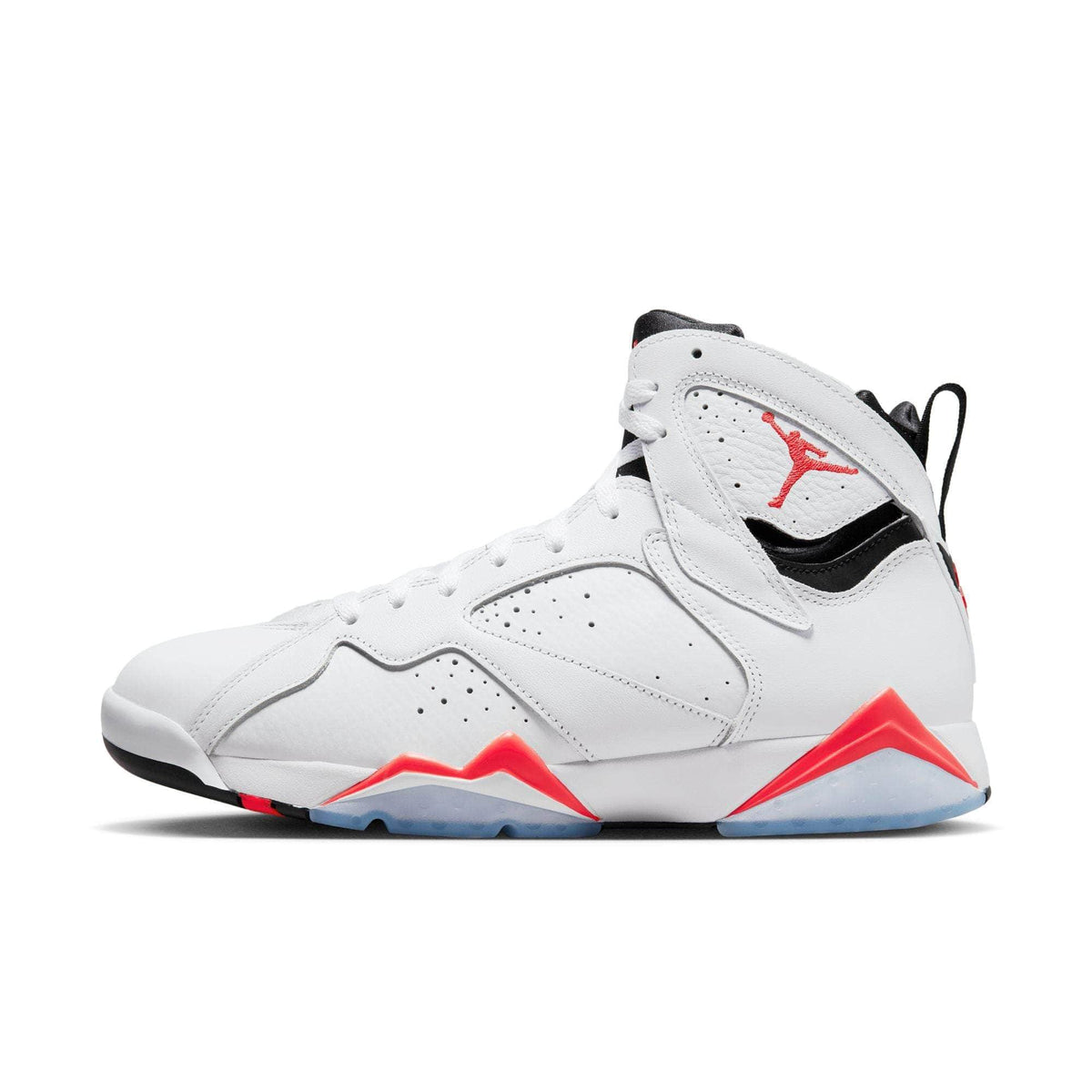 Air Jordan FOOTWEAR 7.5 / White/Crimson-Black Air Jordan 7 Retro "White Infrared" - Men's 196604361248 CU9307-160