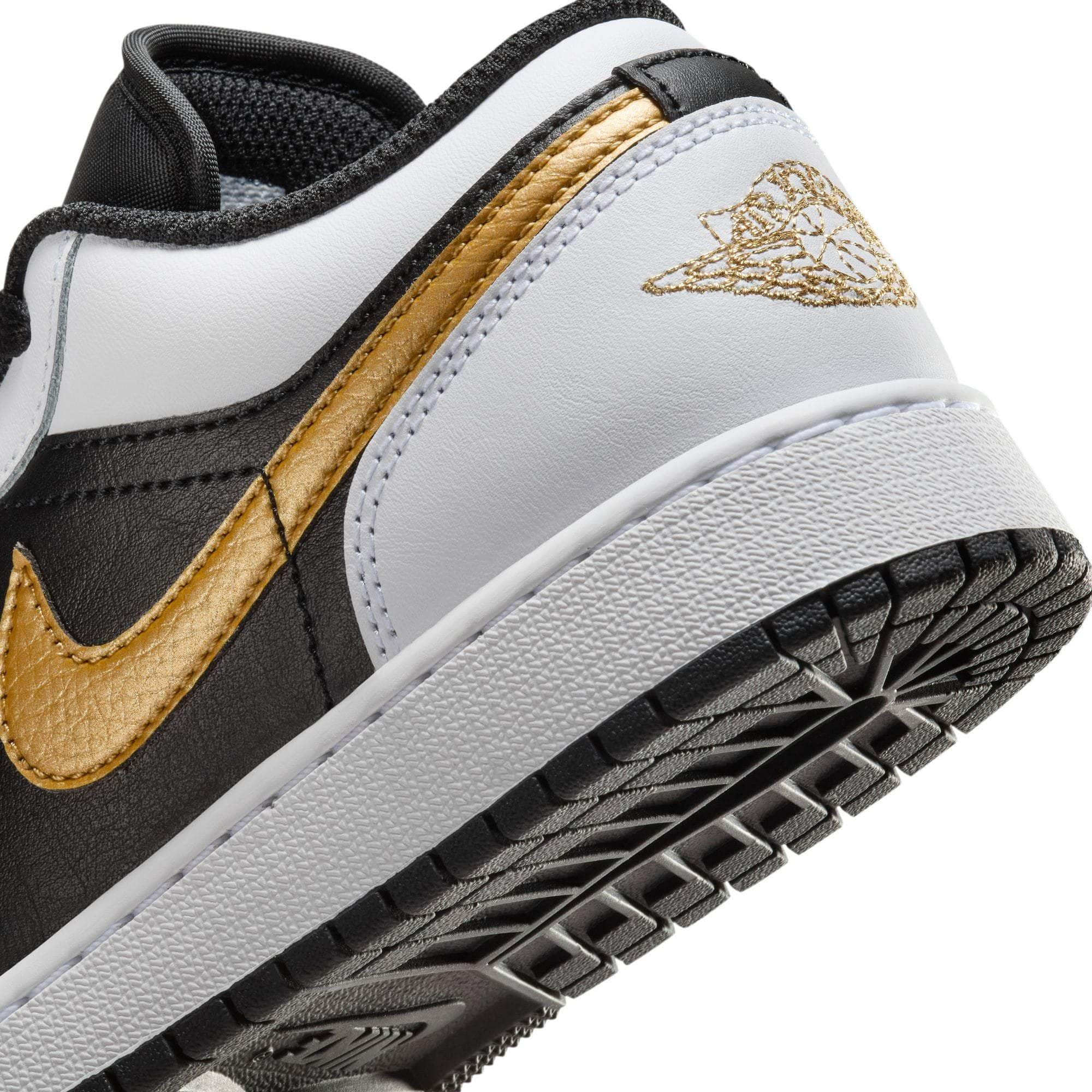 Air Jordan FOOTWEAR Air Jordan 1 Low "Gold Swoosh" - Boy's GS