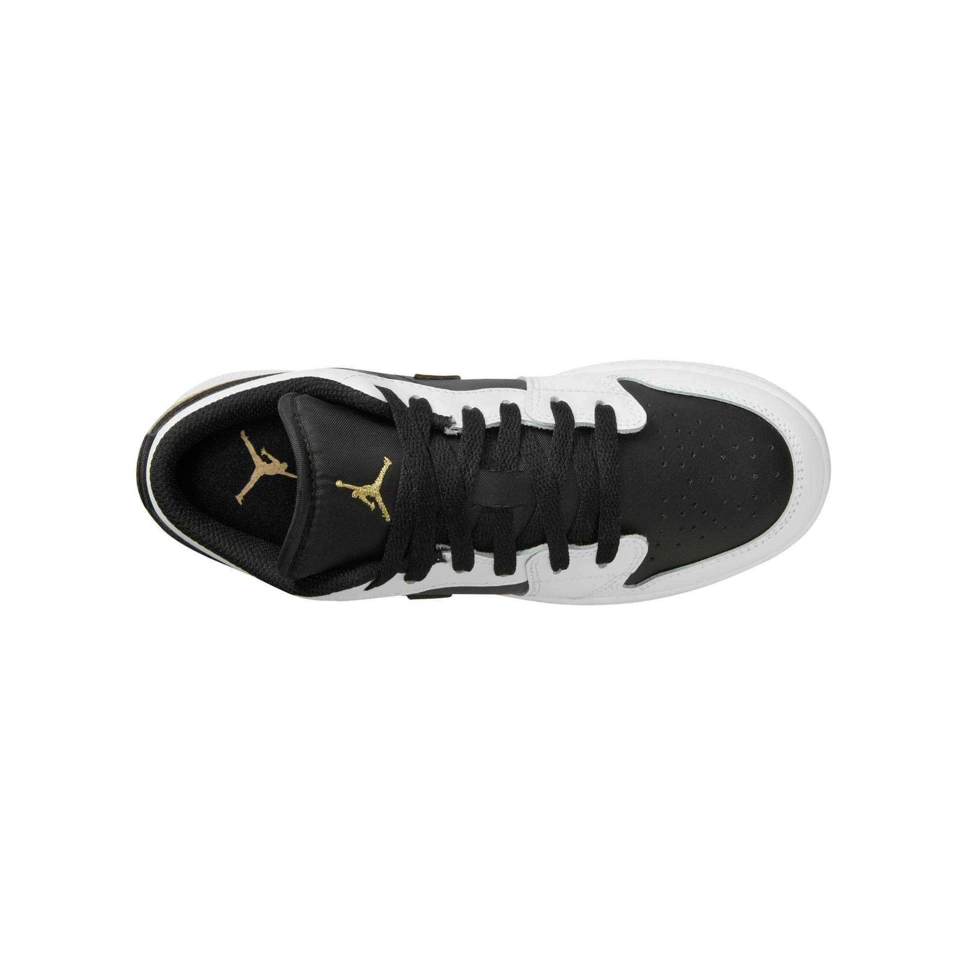 Air Jordan FOOTWEAR Air Jordan 1 Low "Gold Swoosh" - Boy's GS