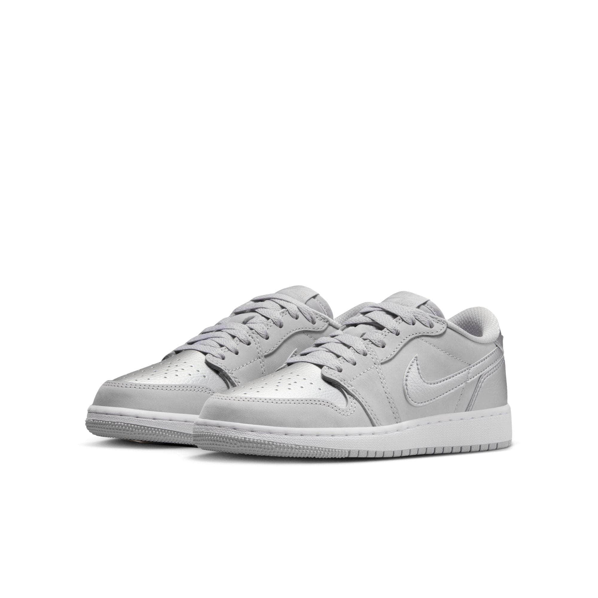 Air Jordan FOOTWEAR Air Jordan 1 Low OG "Silver" - Boy's GS