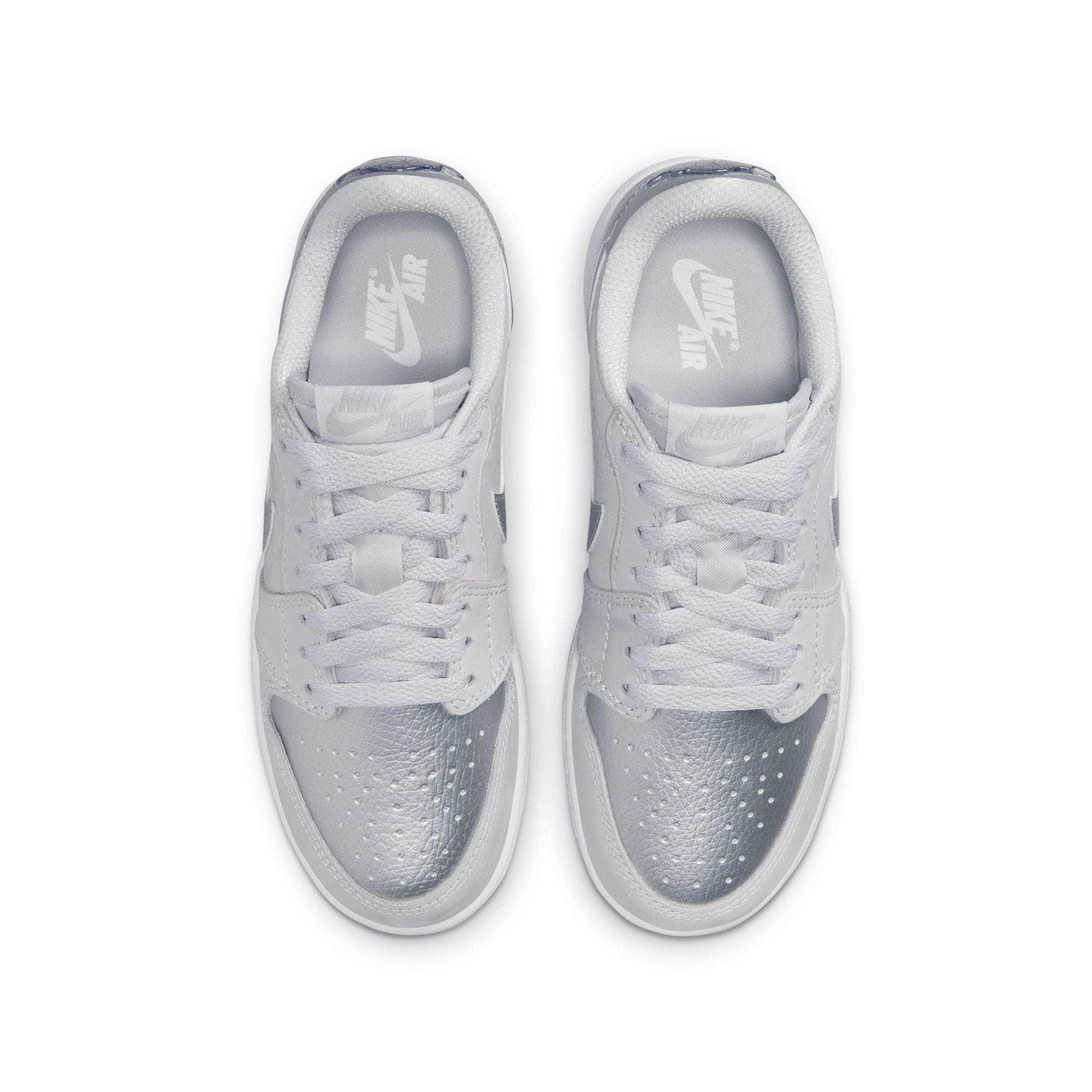 Air Jordan FOOTWEAR Air Jordan 1 Low OG "Silver" - Boy's GS