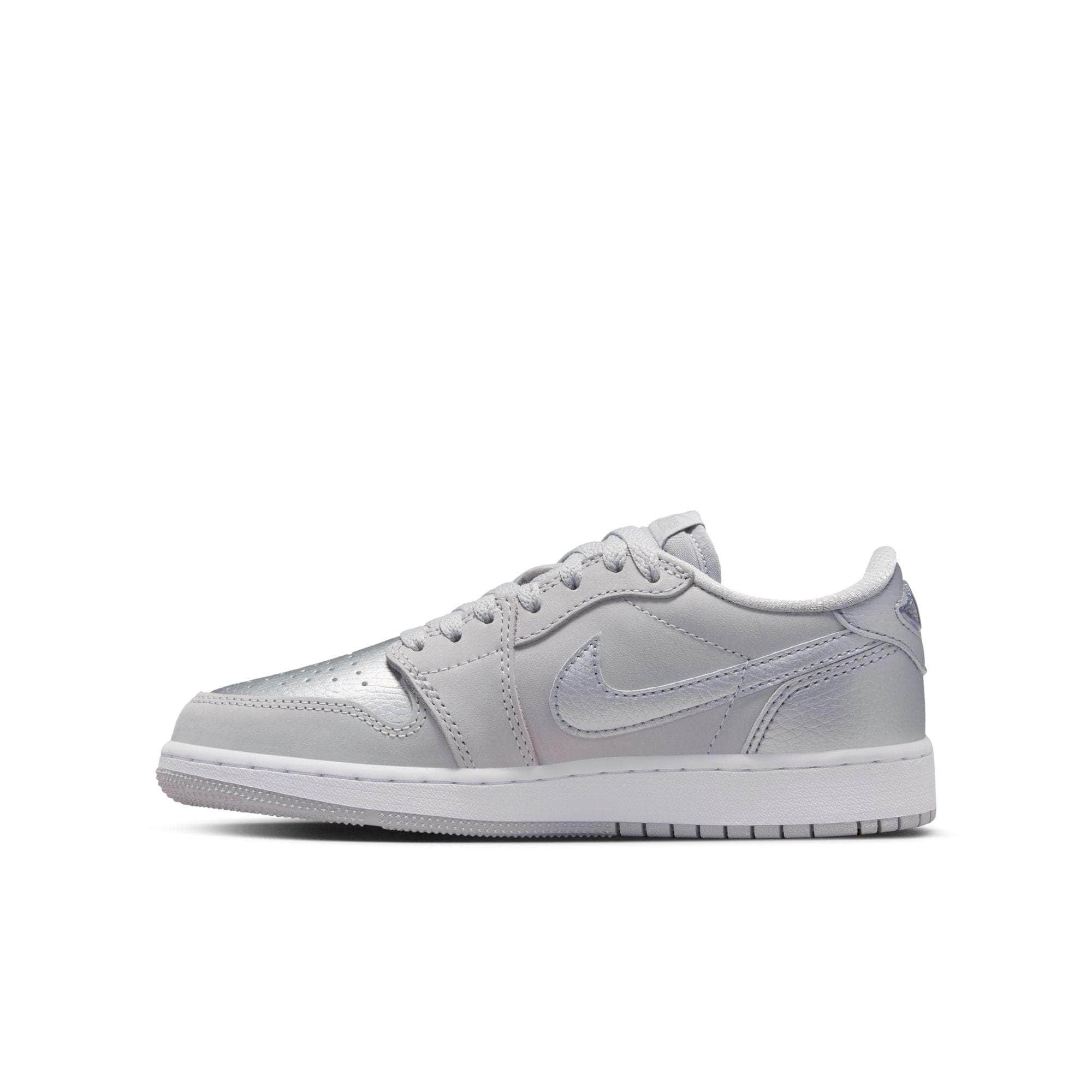 Air Jordan FOOTWEAR Air Jordan 1 Low OG "Silver" - Boy's GS