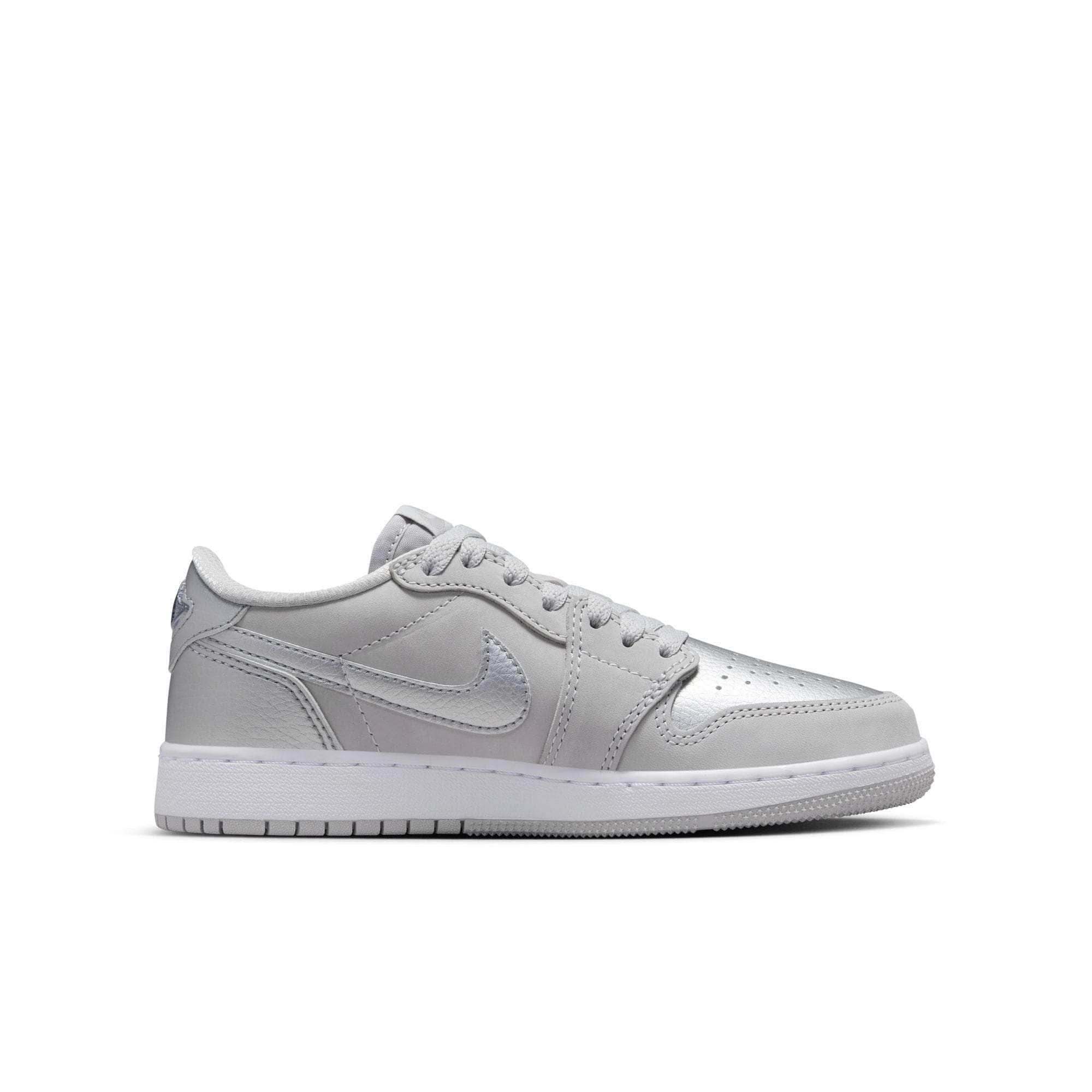 Air Jordan FOOTWEAR Air Jordan 1 Low OG "Silver" - Boy's GS