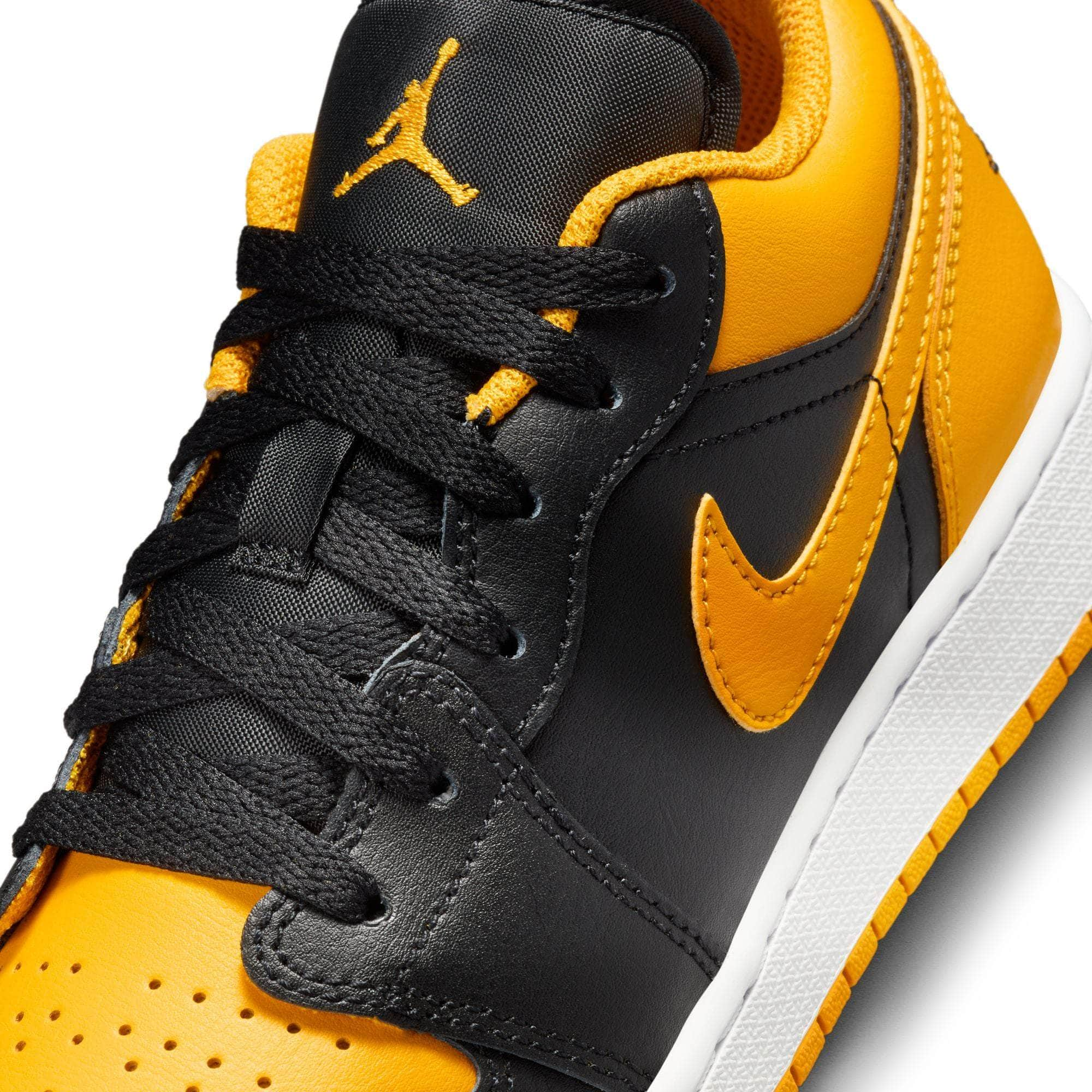 Air jordan 1 yellow shop and black grade school