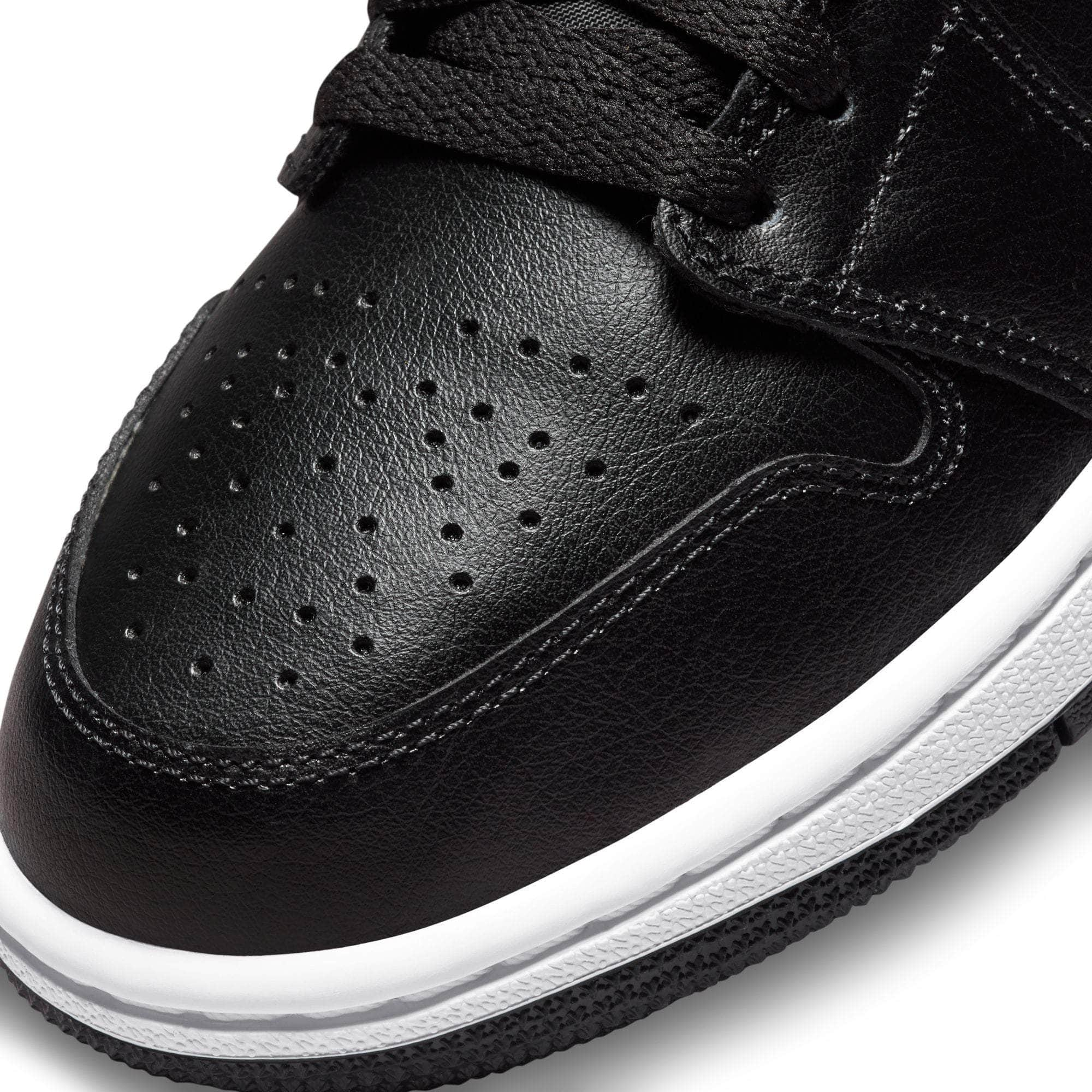 Air Jordan FOOTWEAR Air Jordan 1 Mid "Black White" - Men's