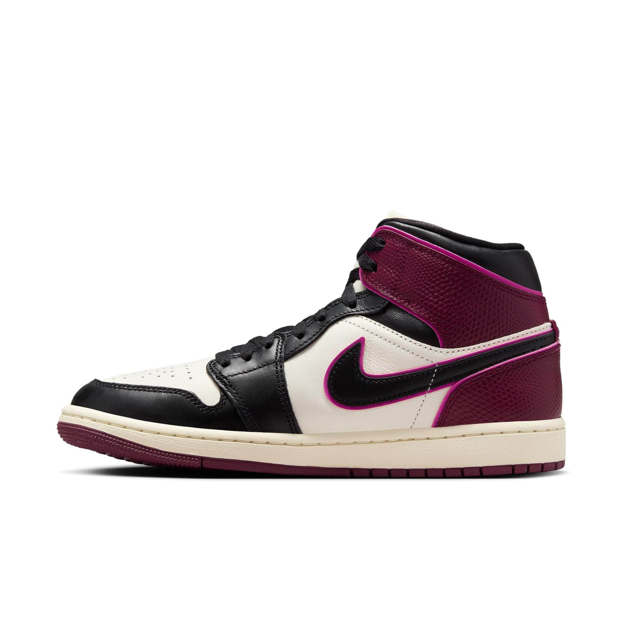 Air Jordan 1 Mid Bordeaux Women s