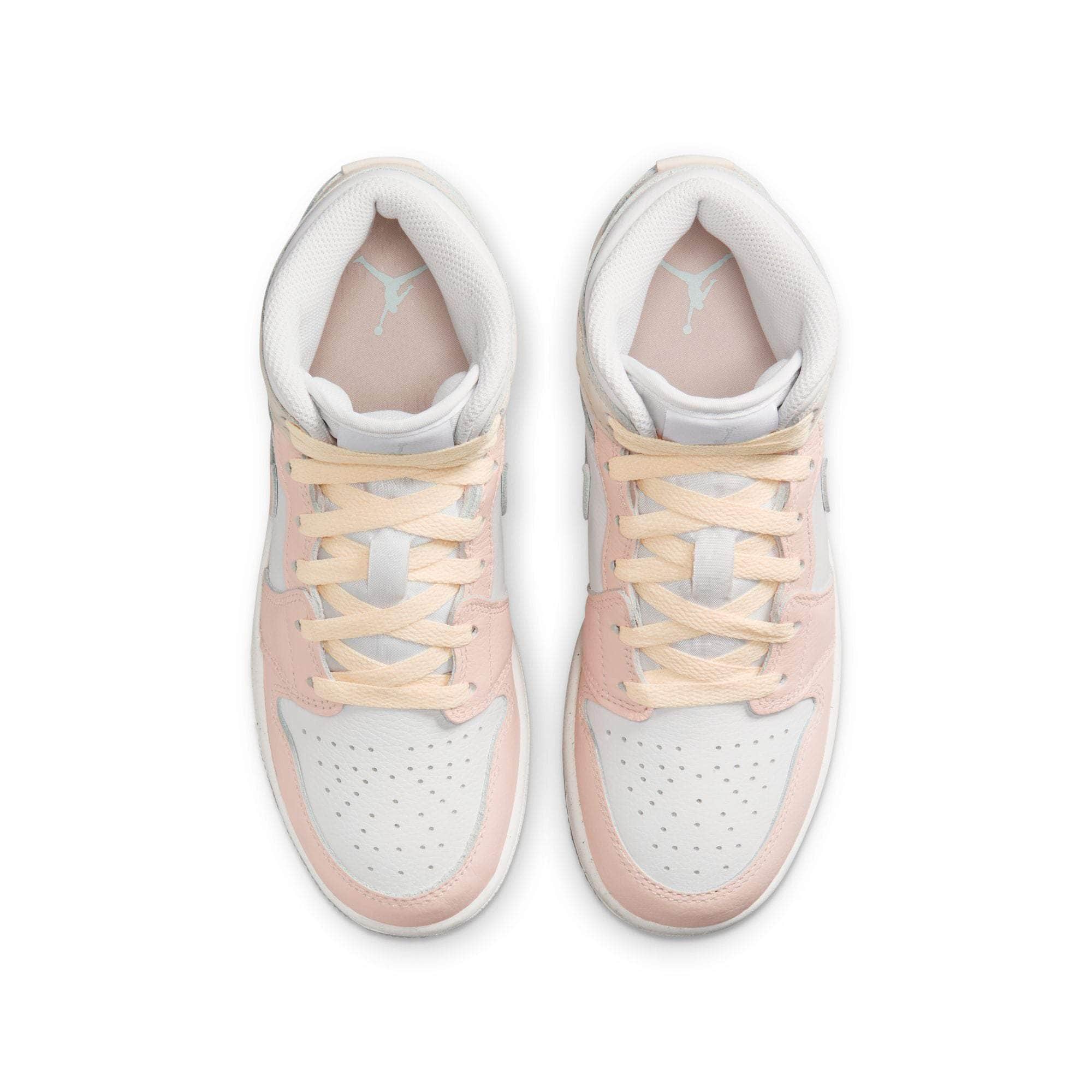 Air Jordan FOOTWEAR Air Jordan 1 Mid "Flamingo" - Kid's Grade School