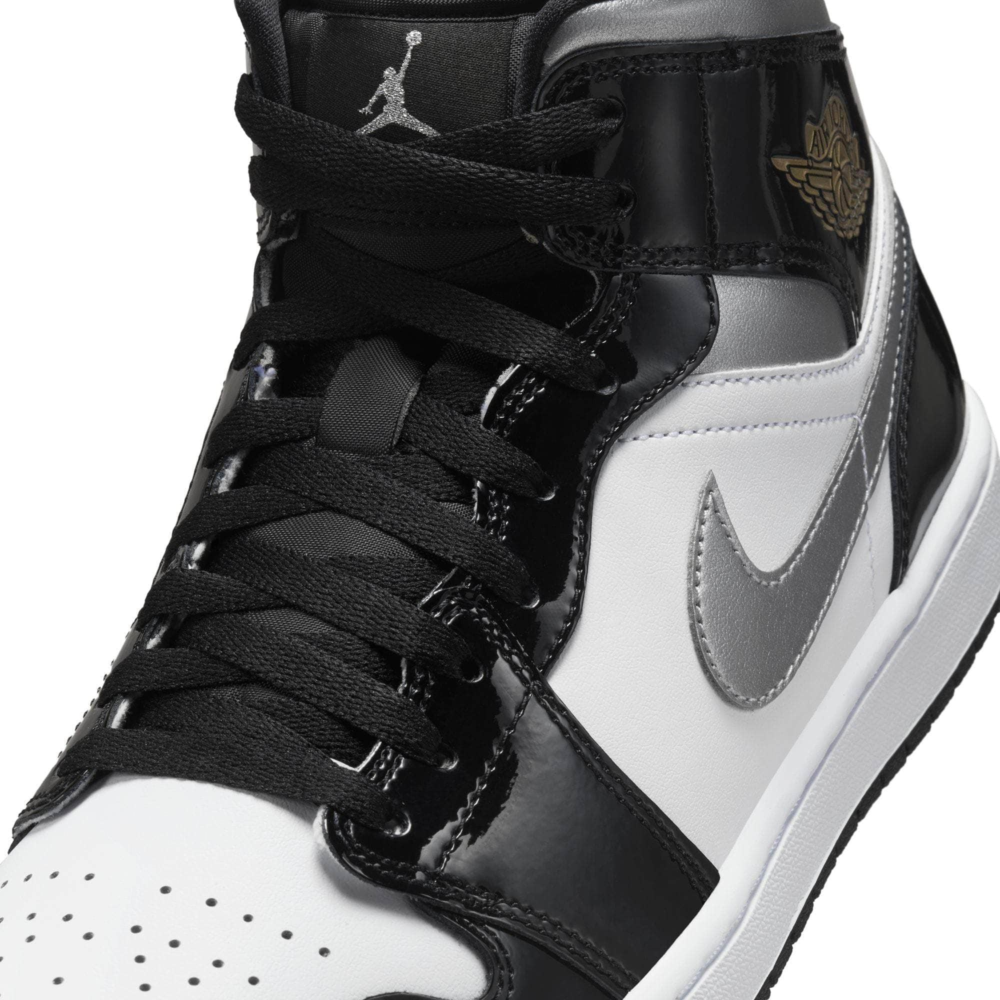 Air Jordan FOOTWEAR Air Jordan 1 Mid SE "Black Patent" - Men's