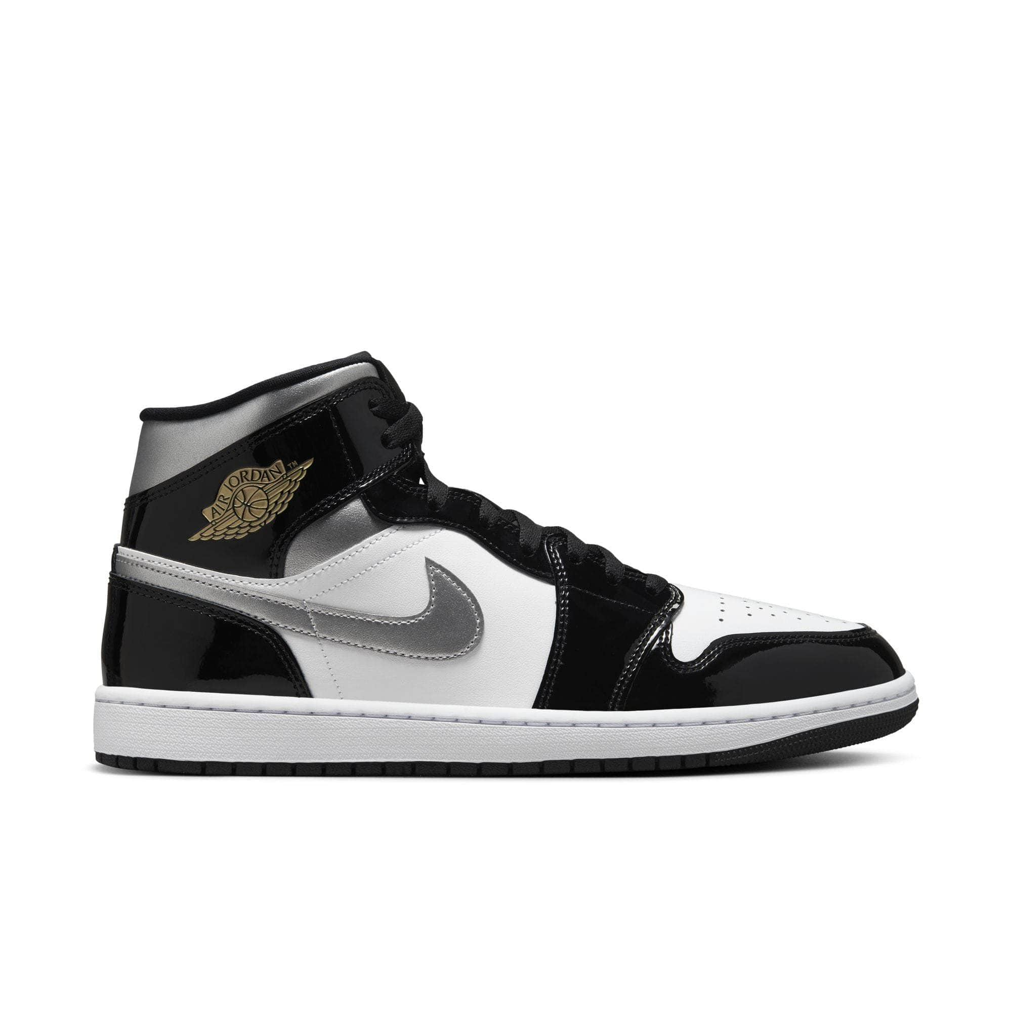 Air Jordan FOOTWEAR Air Jordan 1 Mid SE "Black Patent" - Men's